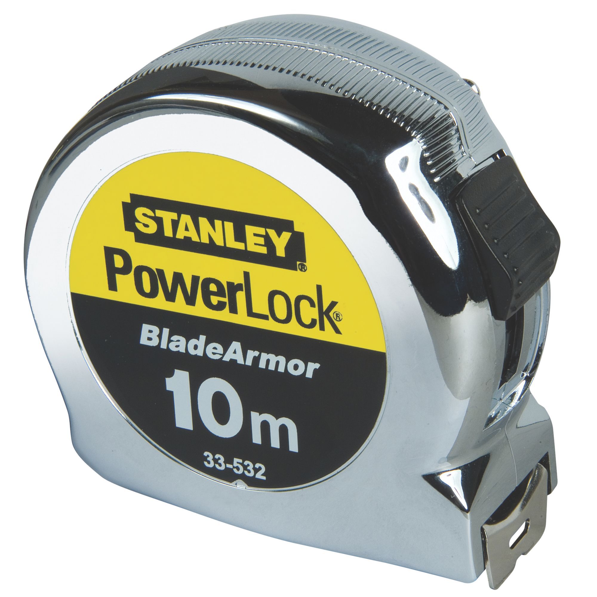 Stanley Powerlock 033532 10m Tape Measure Departments DIY at B&Q