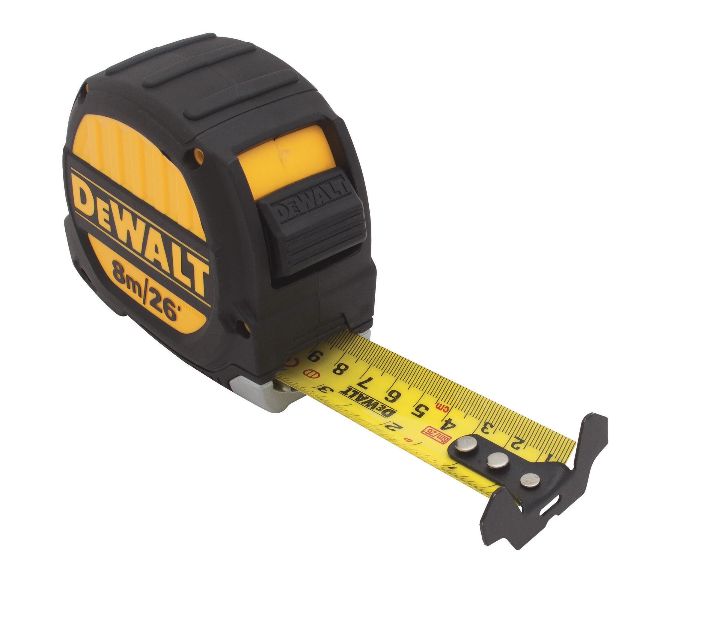 DeWalt Tape measure, 8m Departments DIY at B&Q
