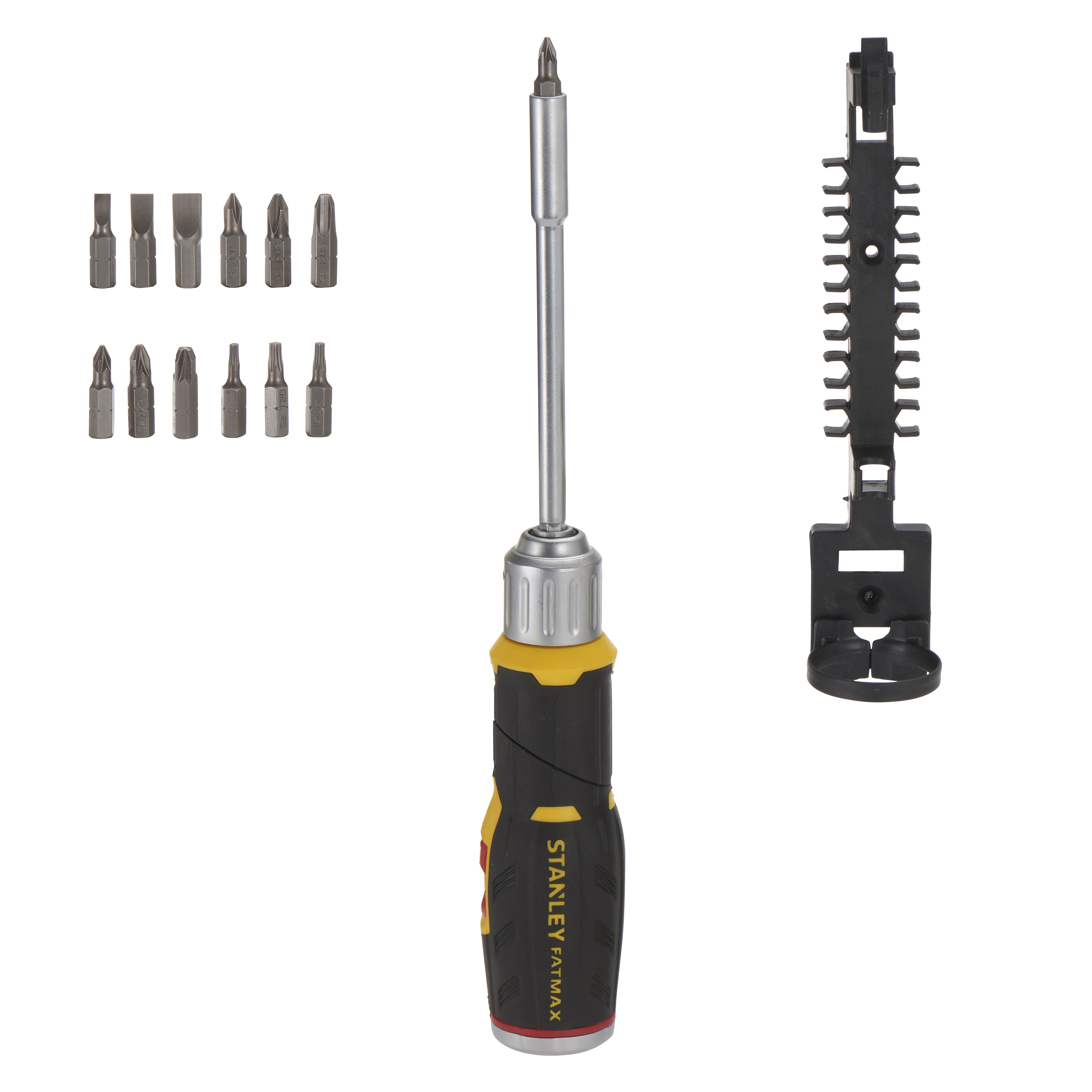 Stanley FatMax 12 Piece Multi-bit Ratchet Screwdriver Set | Departments ...