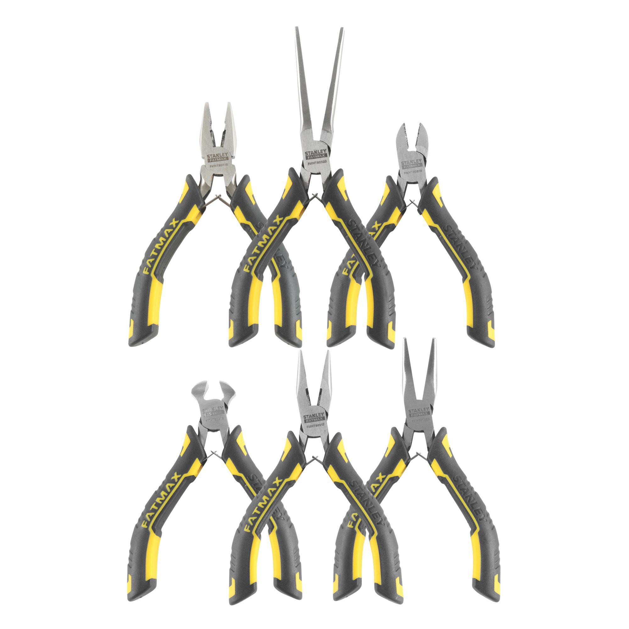 Stanley FatMax Pliers, Set of 6 Departments DIY at B&Q
