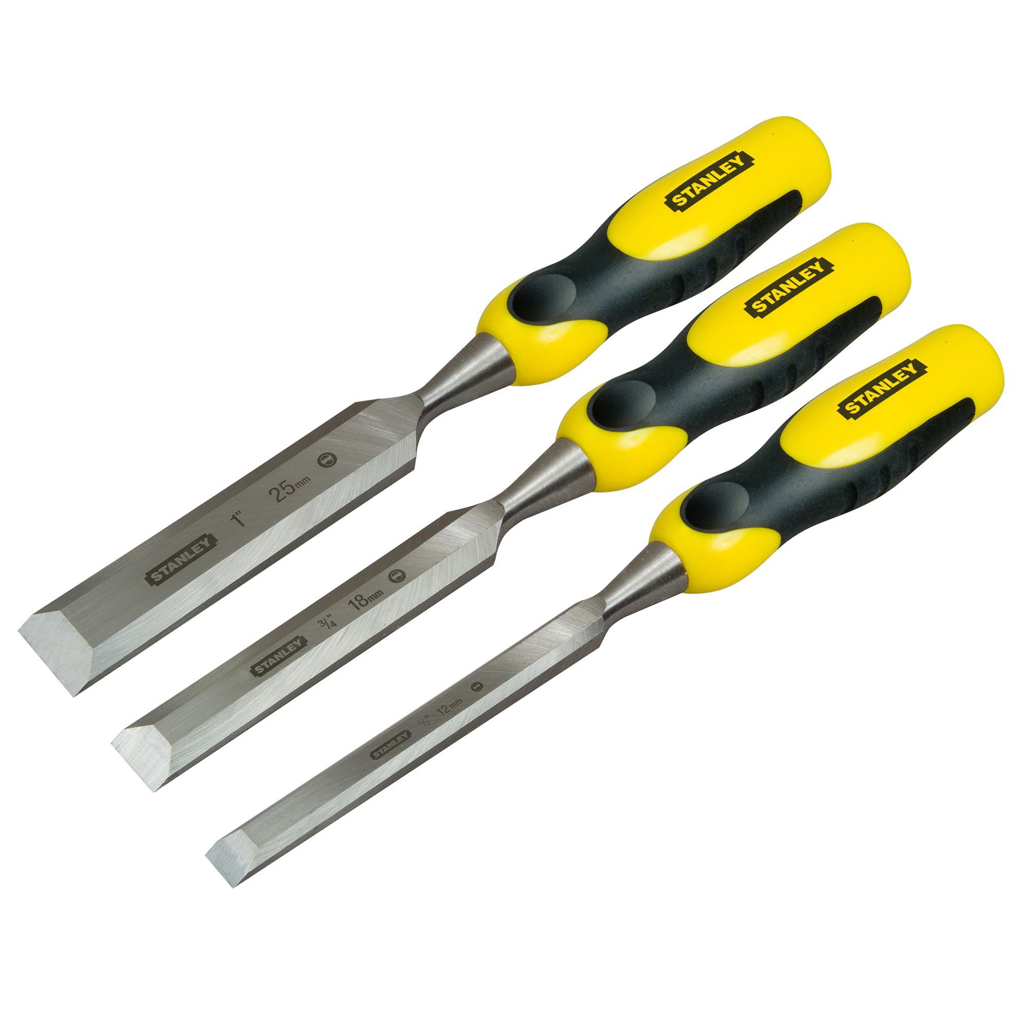 Stanley Chisel Set, Pack of 3 Departments DIY at B&Q