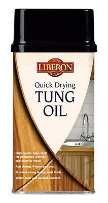 Liberon Quick Drying Clear Matt Wood oil, 0.5L | Departments | DIY at B&Q