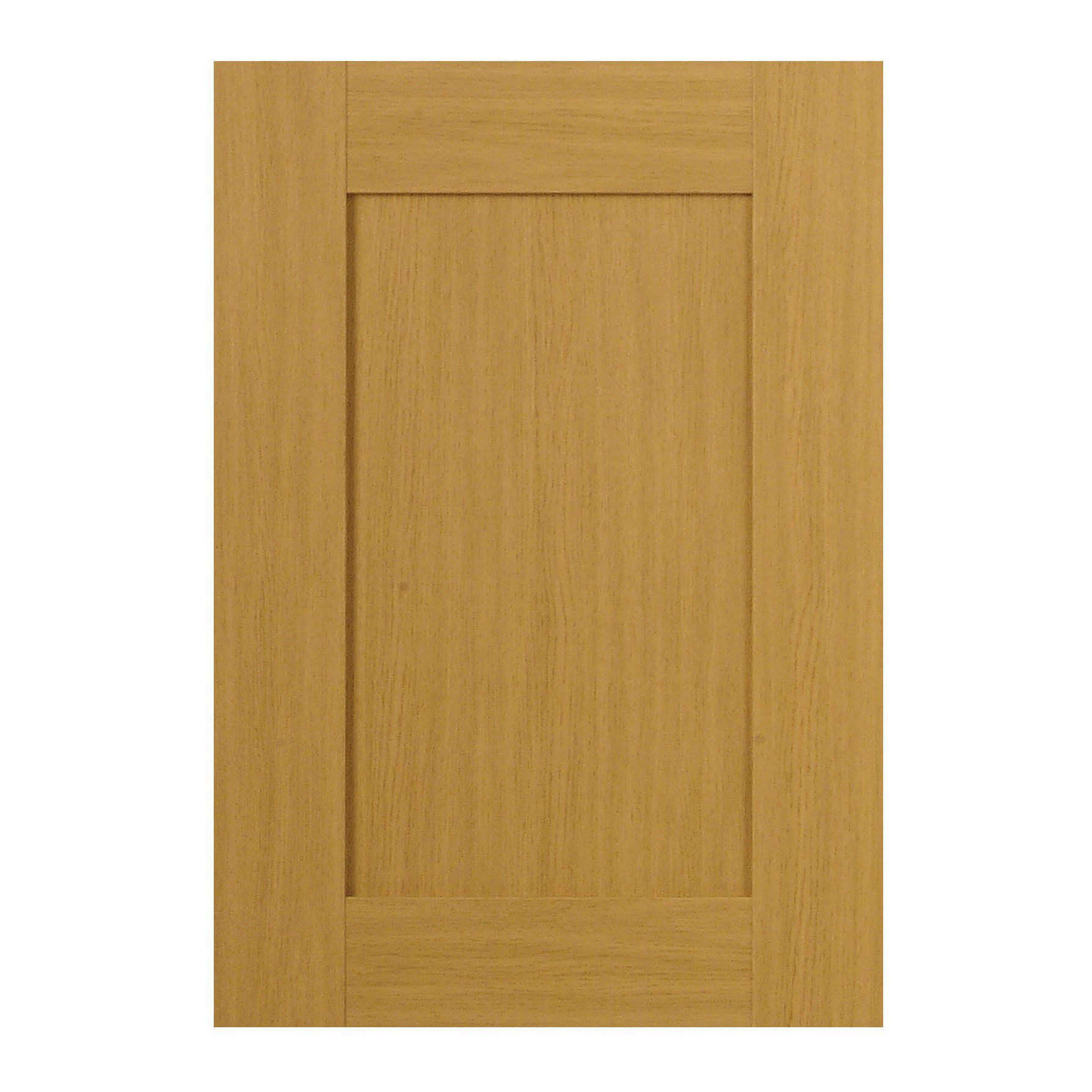 IT Kitchens Oak Style Shaker Full height door (W)500mm ...