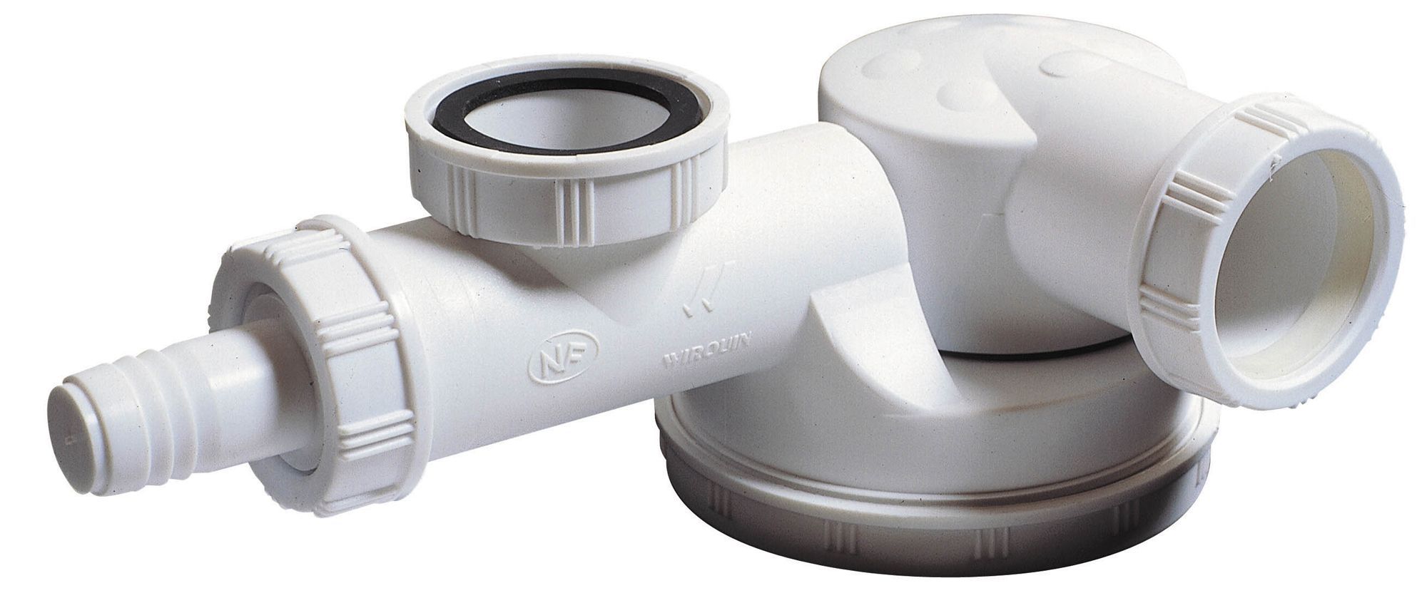 Wirquin Extra flat sink trap (Dia)40mm | Departments | DIY at B&Q