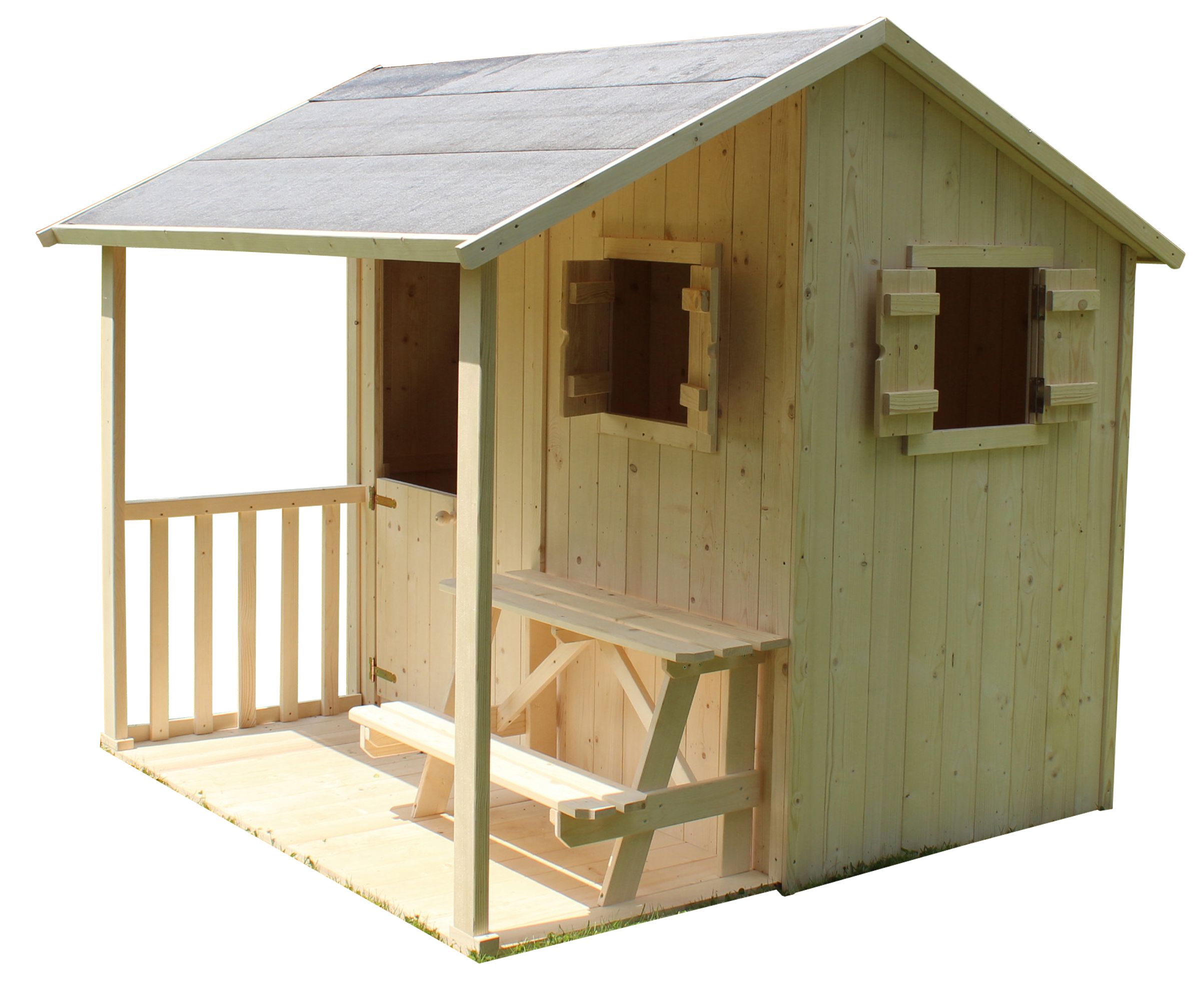 wooden wendy house b&q