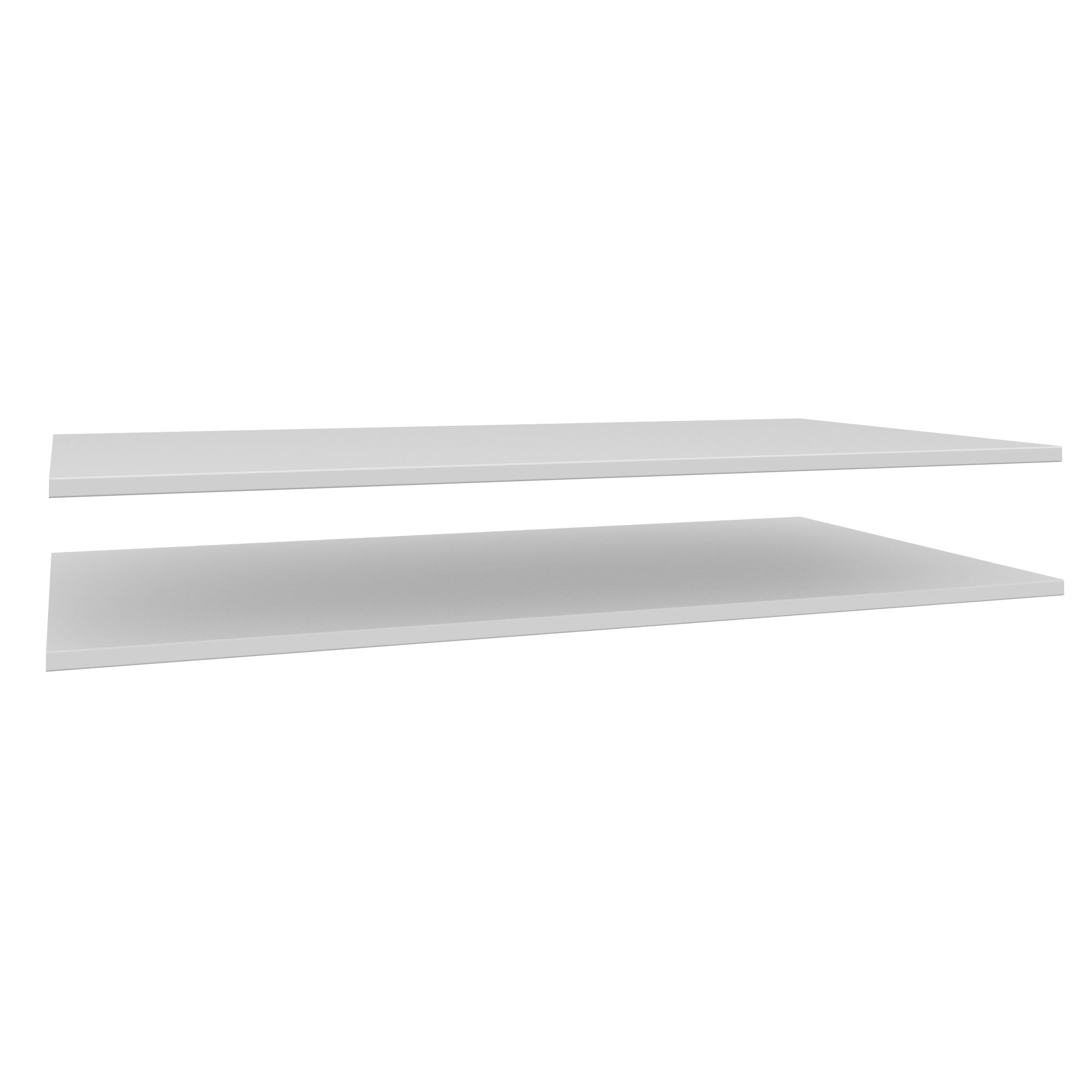 Darwin Modular White Matt Internal shelf kit (L)1000mm (D)560mm, Pack