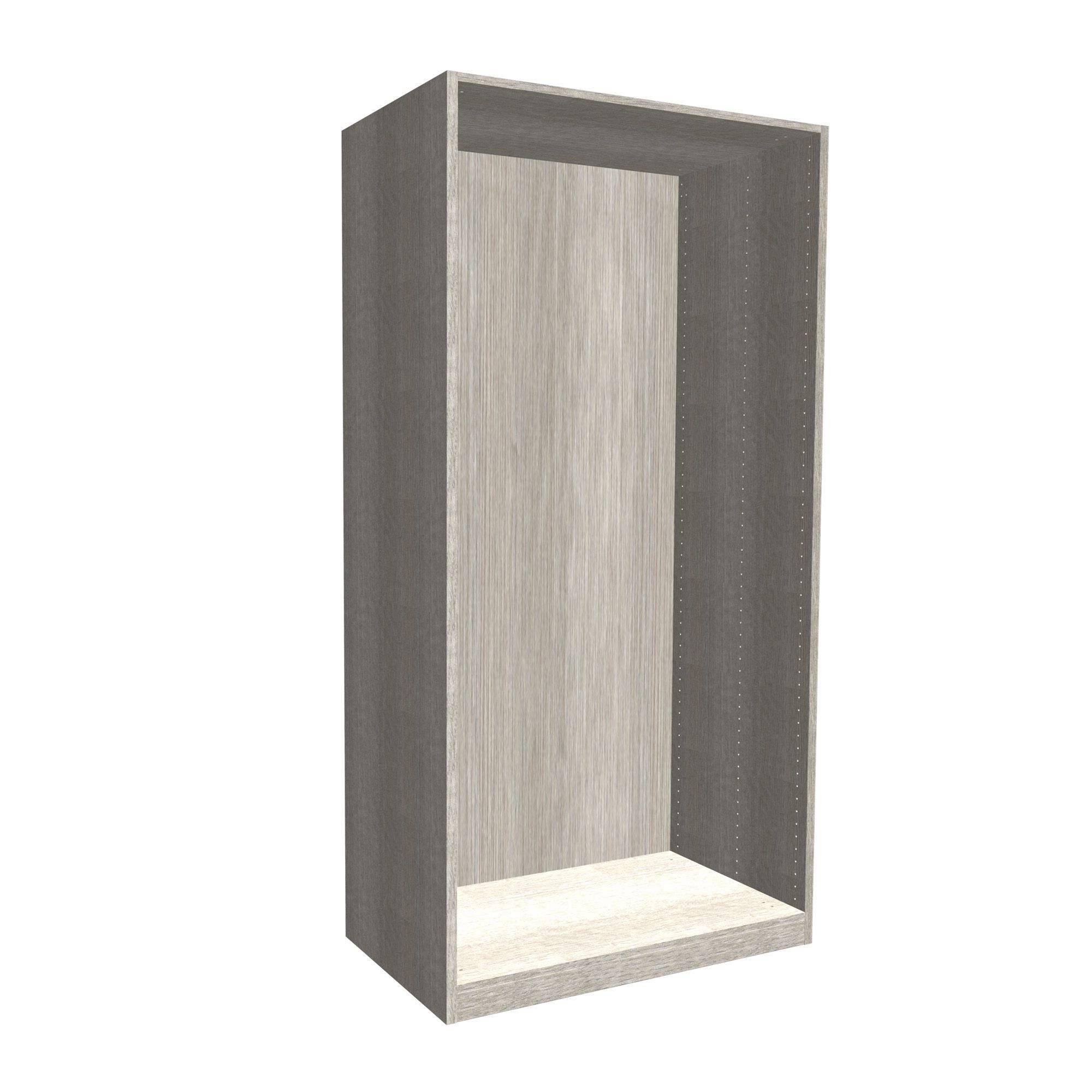 Form Darwin Grey Oak Effect Wardrobe Cabinet H 2004mm W 1000mm