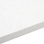 34mm Nordic Grey & white Stone effect Earthstone Round edge Kitchen Breakfront Worktop, (L)3000mm