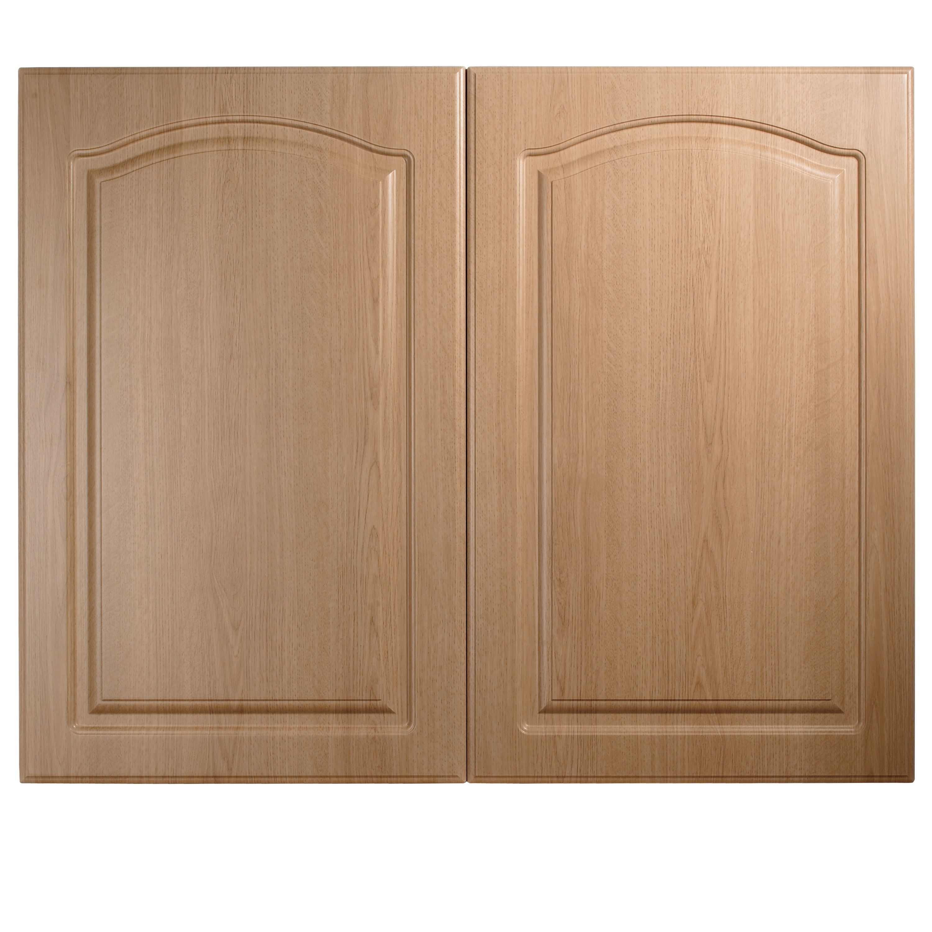 IT Kitchens Chilton Traditional Oak Effect Larder door (W)600mm, Set of