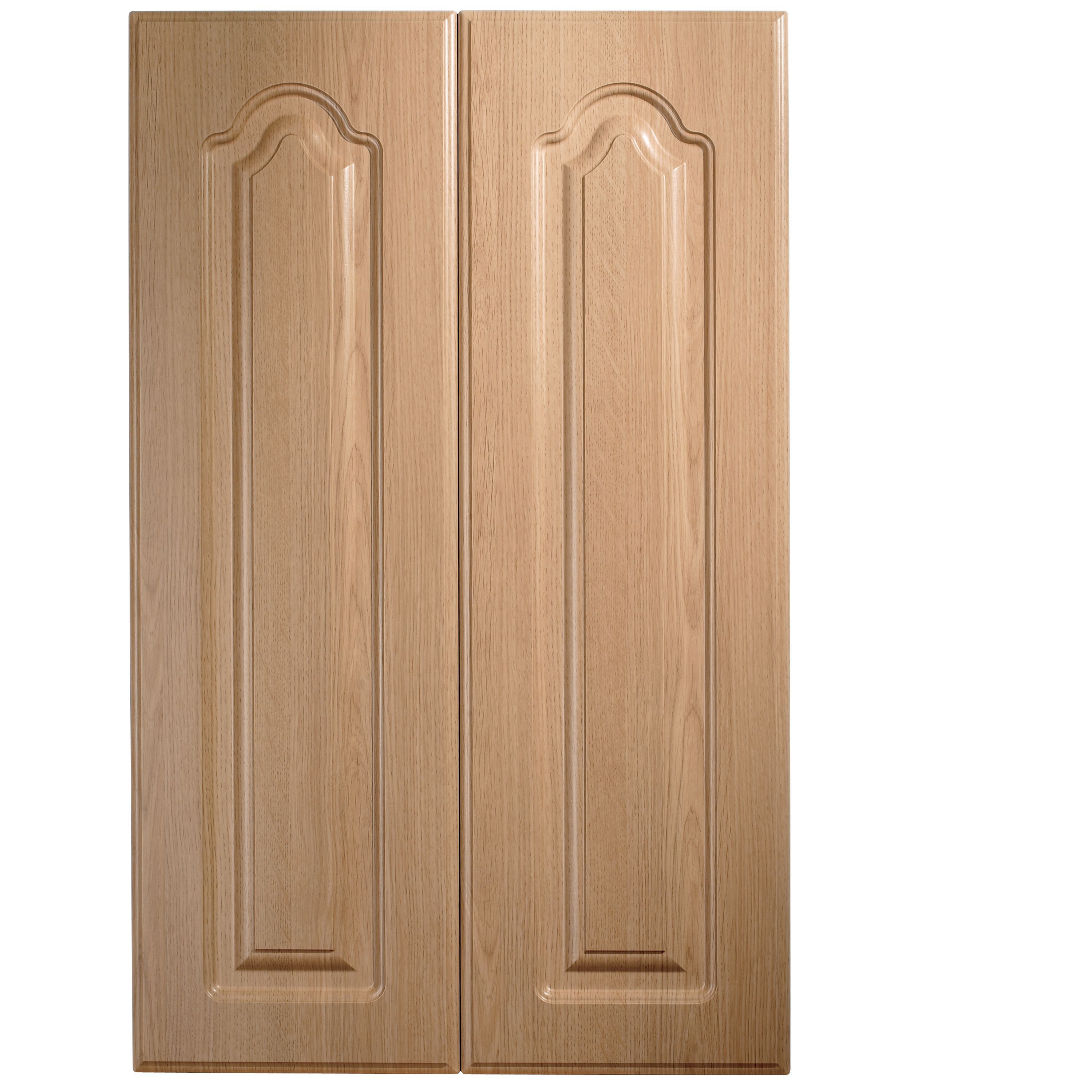 IT Kitchens Chilton Traditional Oak Effect Cabinet door (W)300mm, Set