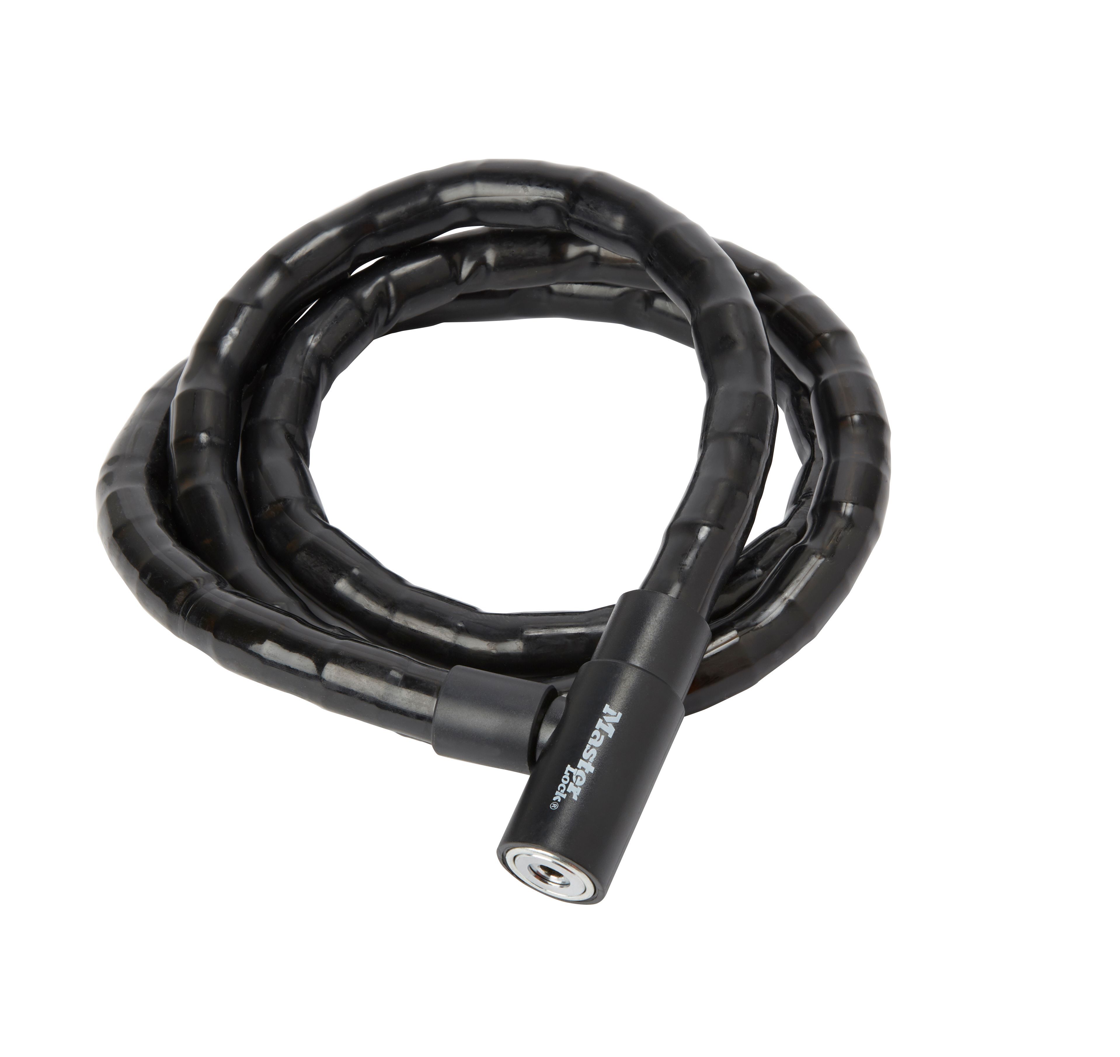 Master Lock Black Steel Cable lock (L)2m Departments DIY at B&Q