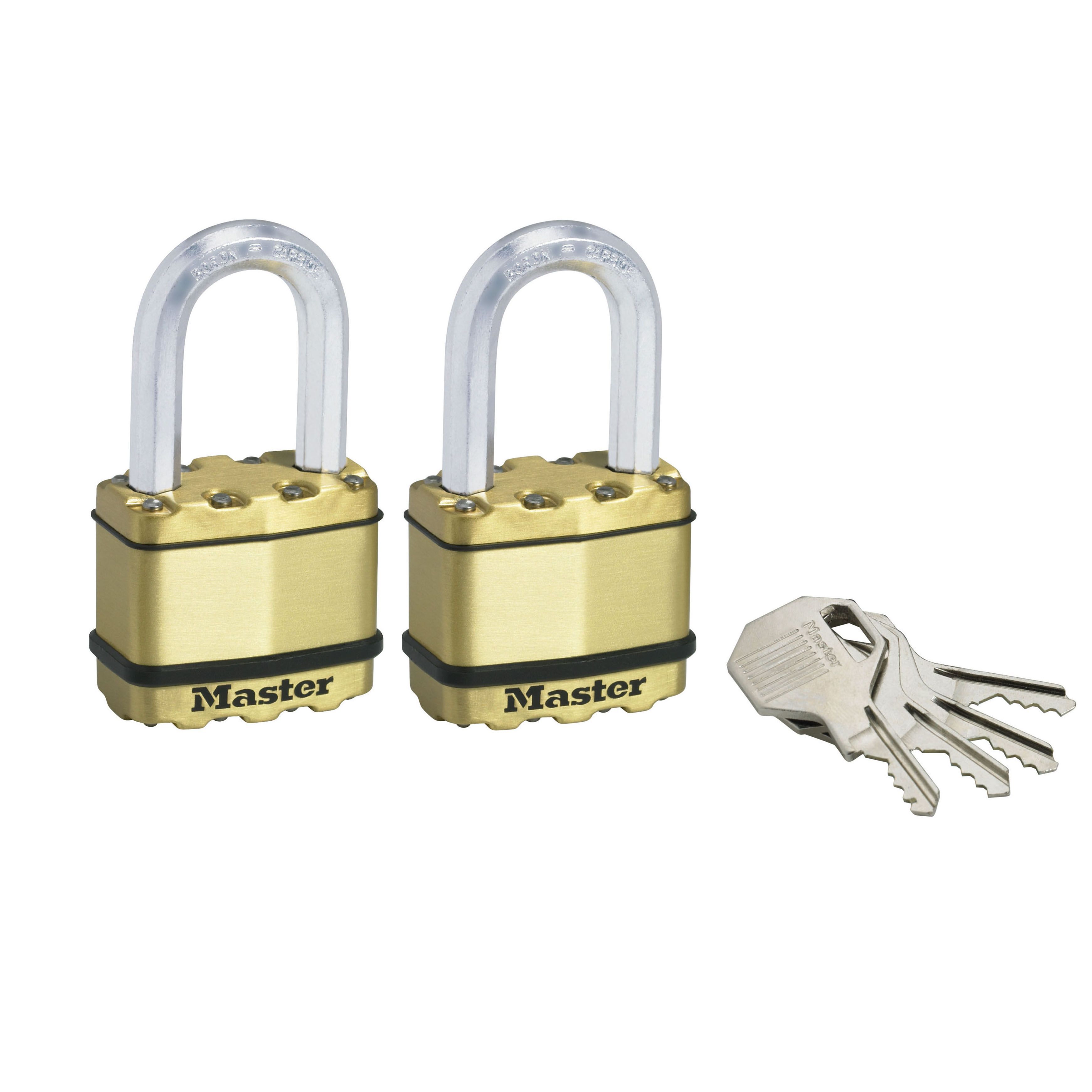  Master Lock Excell Steel 4 pin tumbler cylinder Open 