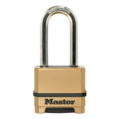 combination padlock b&q