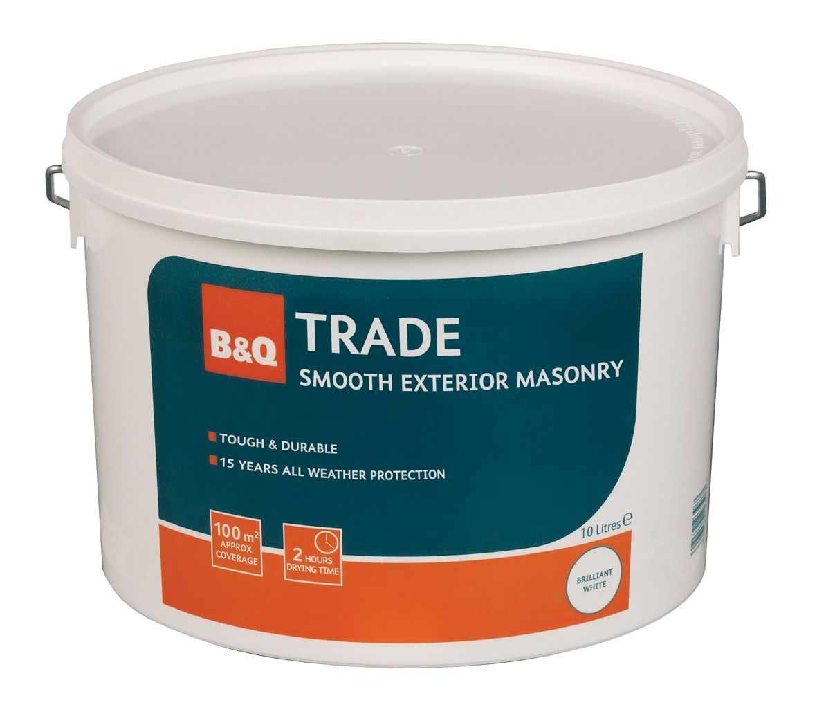 B&Q Trade Matt Masonry Paint 10000ml Departments TradePoint