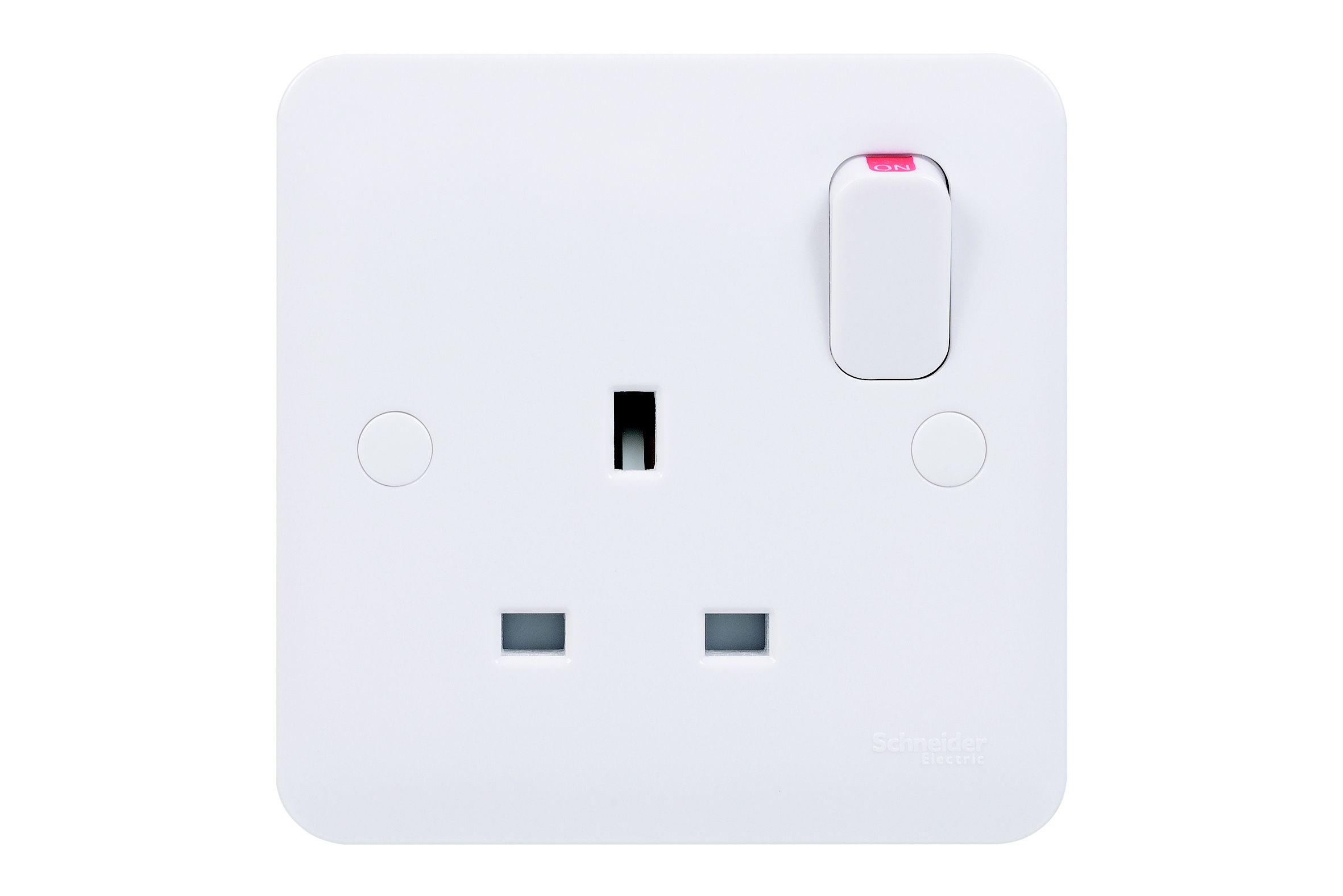 Schneider Electric 13A Switched Plug socket Departments DIY at B&Q