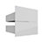 Form Darwin Modular Gloss white External Drawer (H)237mm (W)500mm (D)566mm, Pack of 2