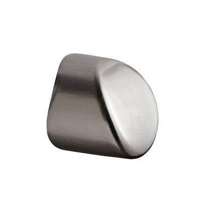 Cheshire Mouldings Axxys® Round Nickel Effect Metal Handrail End Cap (L)60mm (Dia)55mm (W)55mm