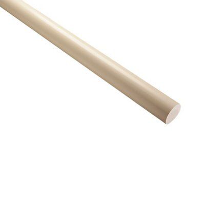 Cheshire Mouldings Traditional Primed White Pine Grooved Handrail, (L)4.2M (W)54mm