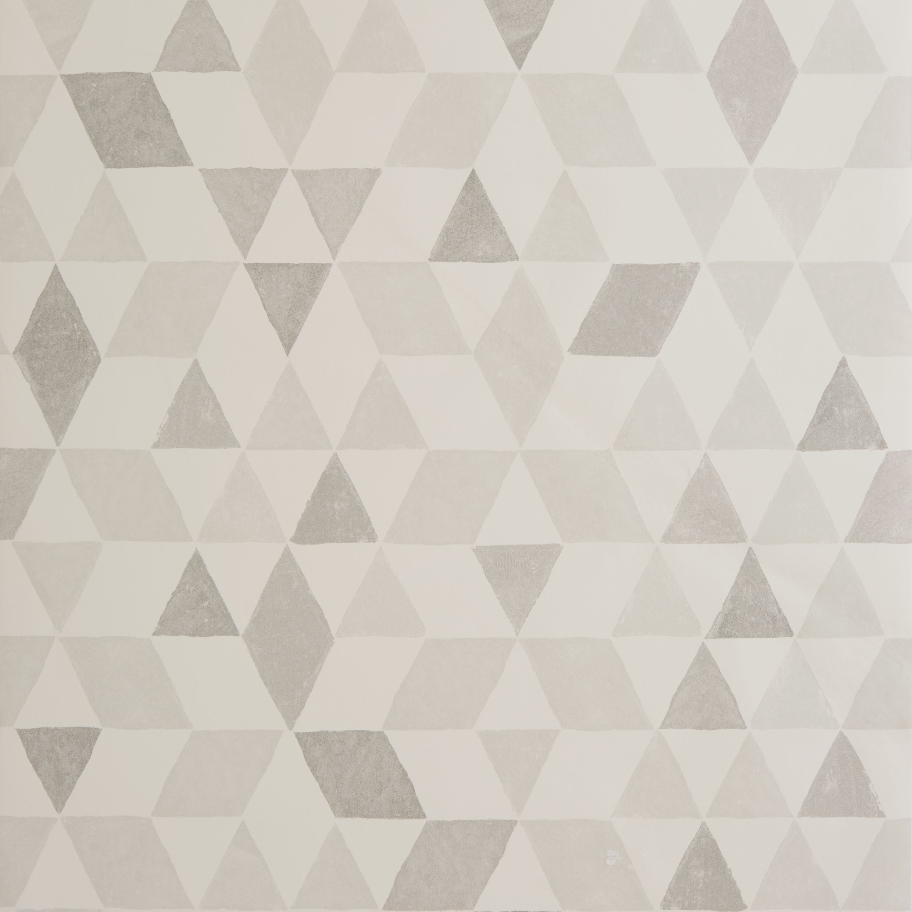 Colours Scandi Triangles Soft Grey Geometric Wallpaper | Departments ...