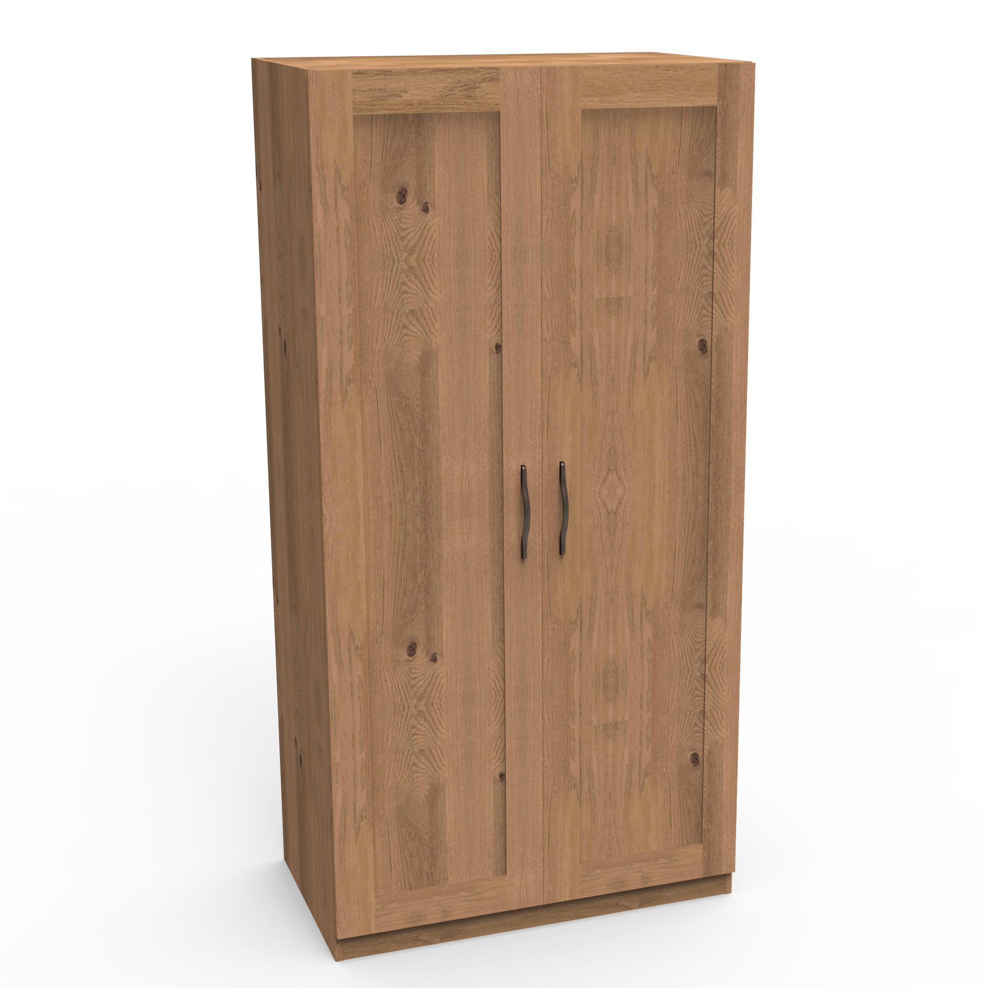 Darwin Oak Effect 2 Door Wardrobe H 2004mm W 1000mm