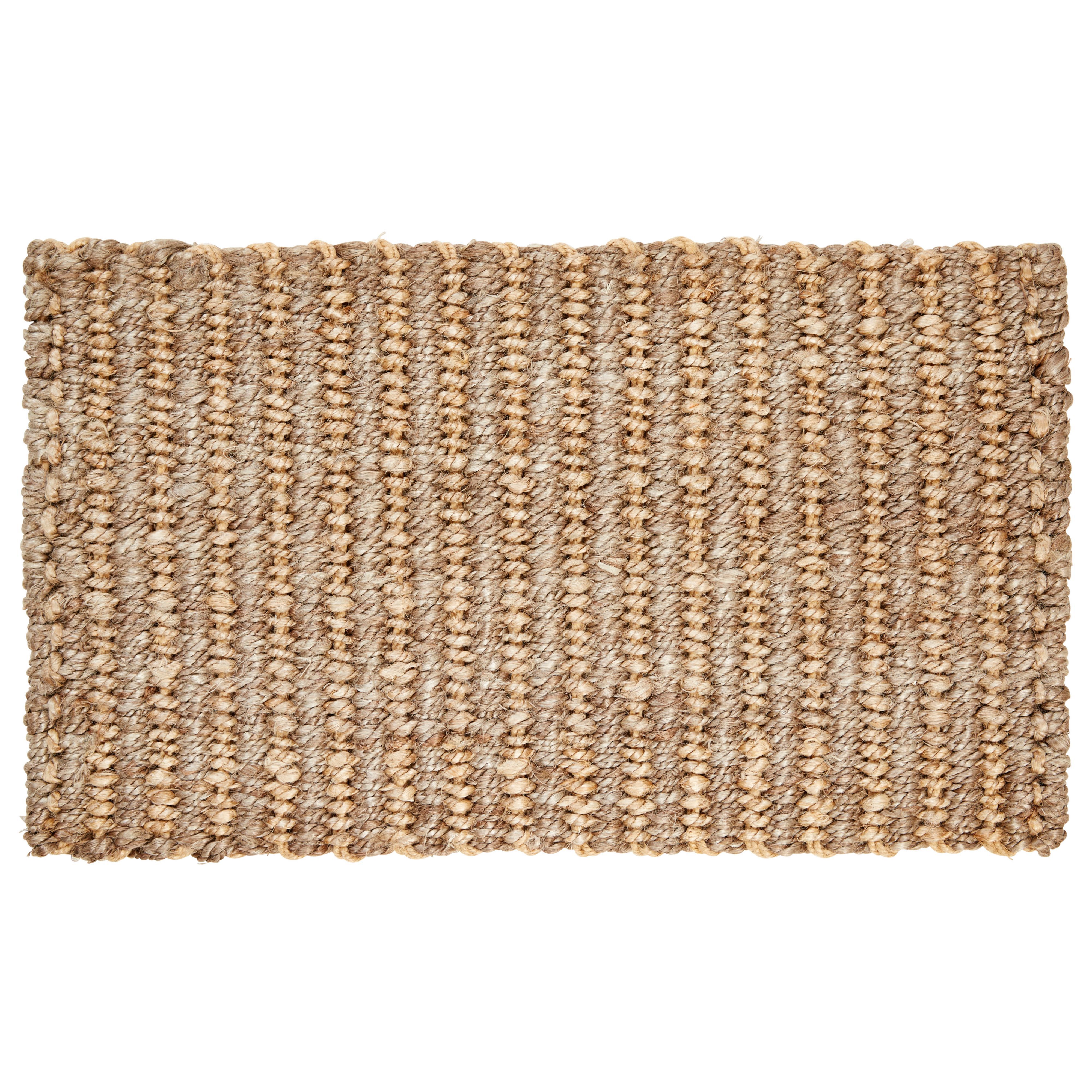 Colours Maxie Natural Jute Door mat (L)750mm (W)450mm Departments