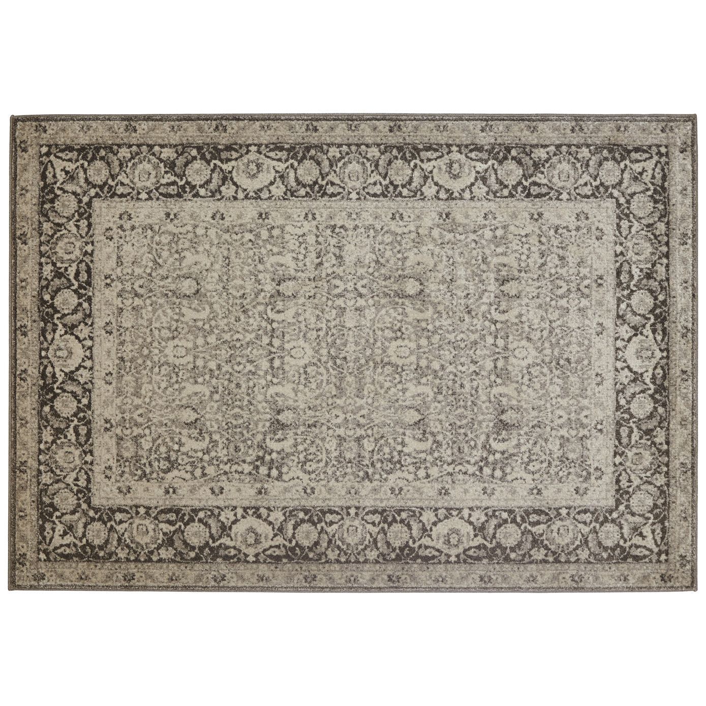 Colours Elenor Persian Grey Rug (L)1.7m (W)1.2m Departments DIY at B&Q
