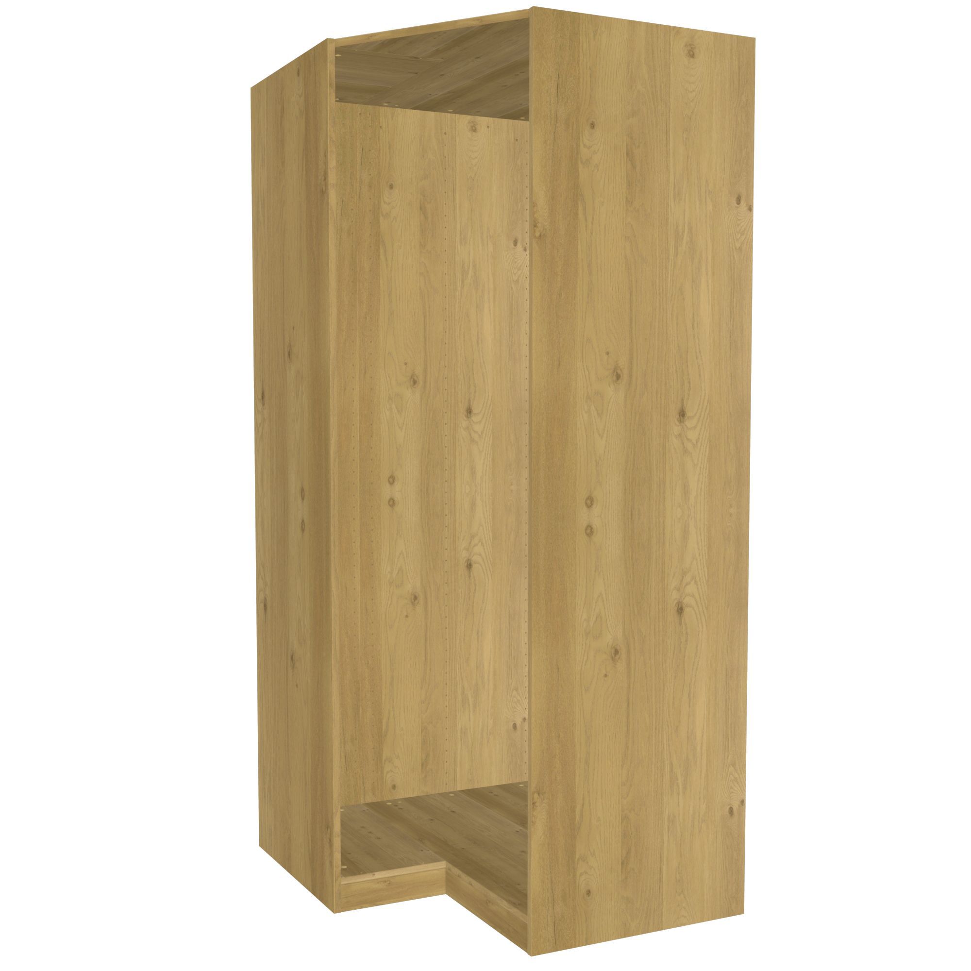 Form Darwin Oak Effect Corner Cabinet H 2356mm W 998mm D 662mm