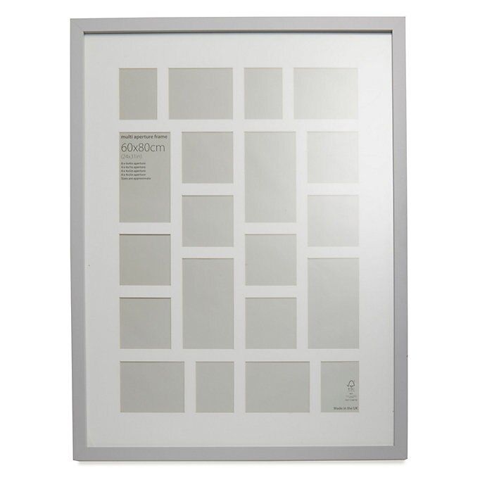 Grey Multi Picture frame (H)84cm x (W)64cm Departments DIY at B&Q