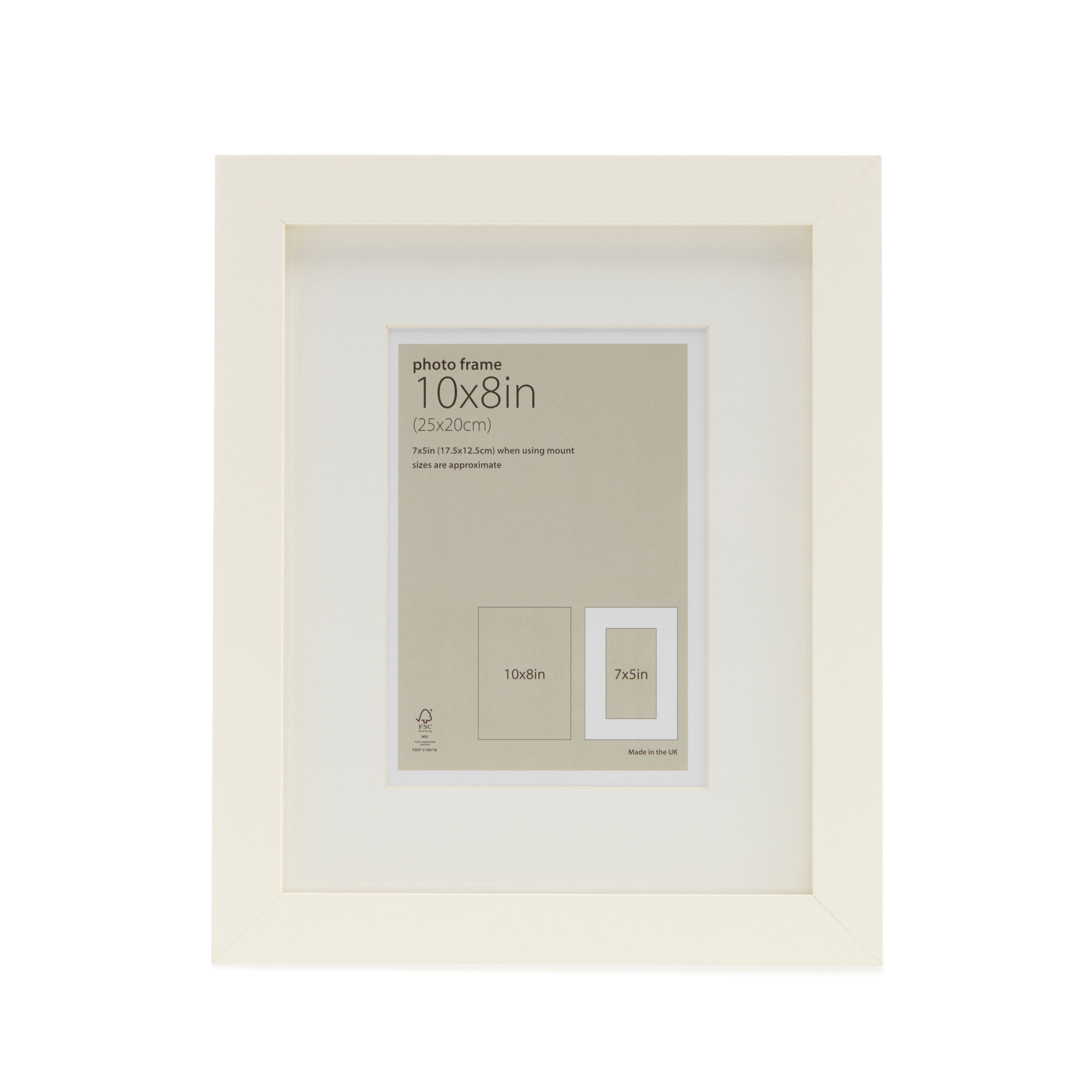 Cream Single Picture frame (H)29cm x (W)24cm | Departments | DIY at B&Q