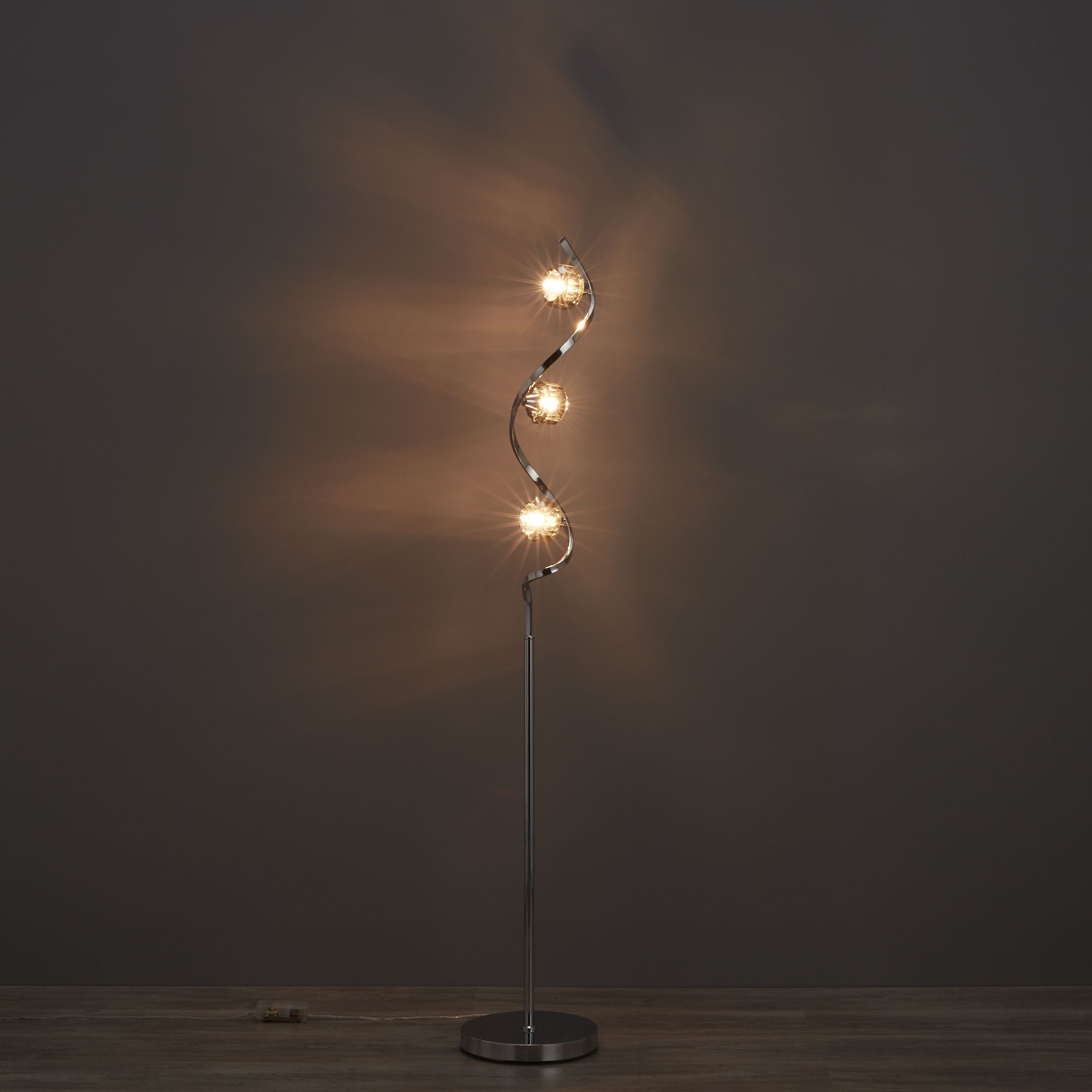feather floor lamp b&q