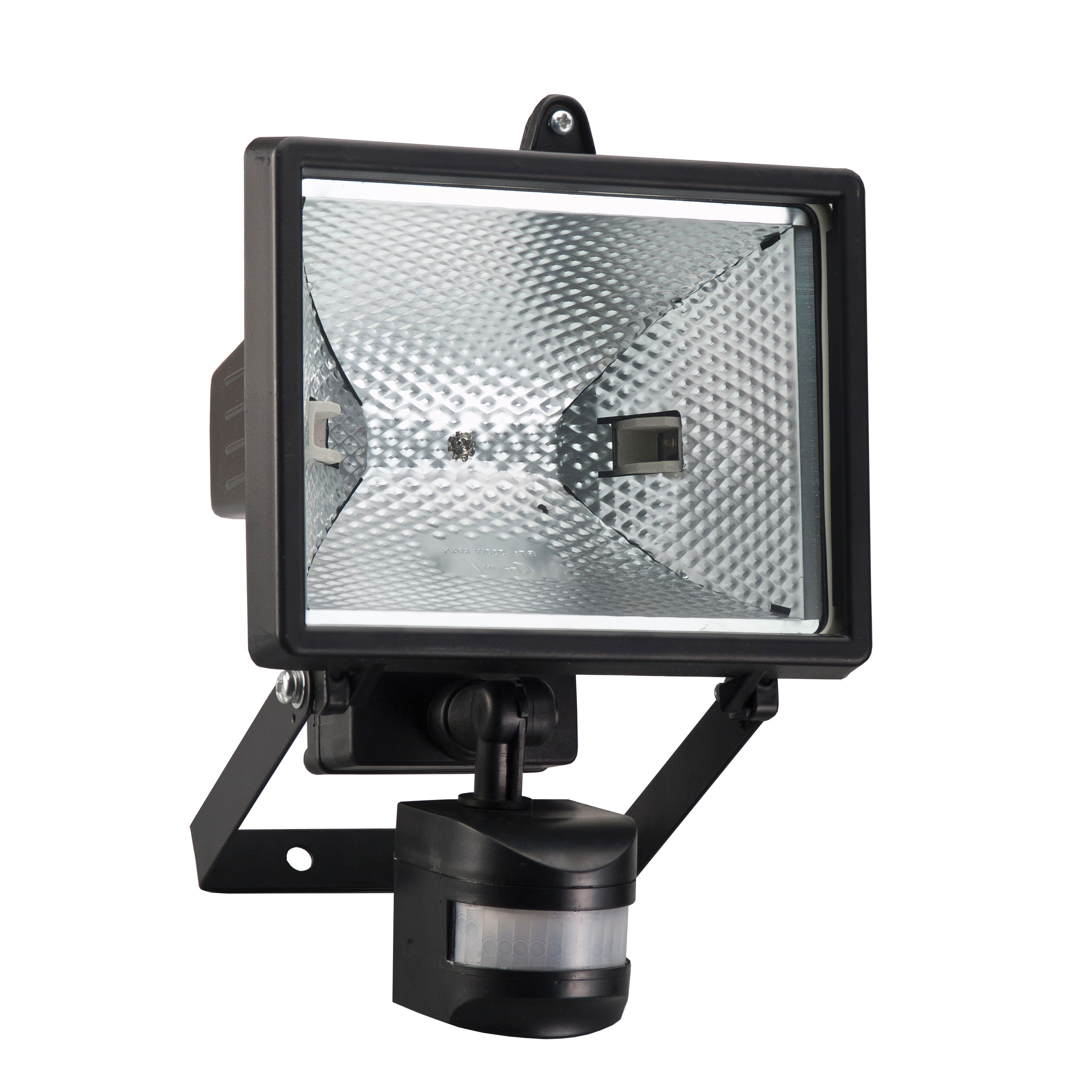 Elro Gloss Black Halogen Pir Outdoor Security Light 400w Images, Photos, Reviews