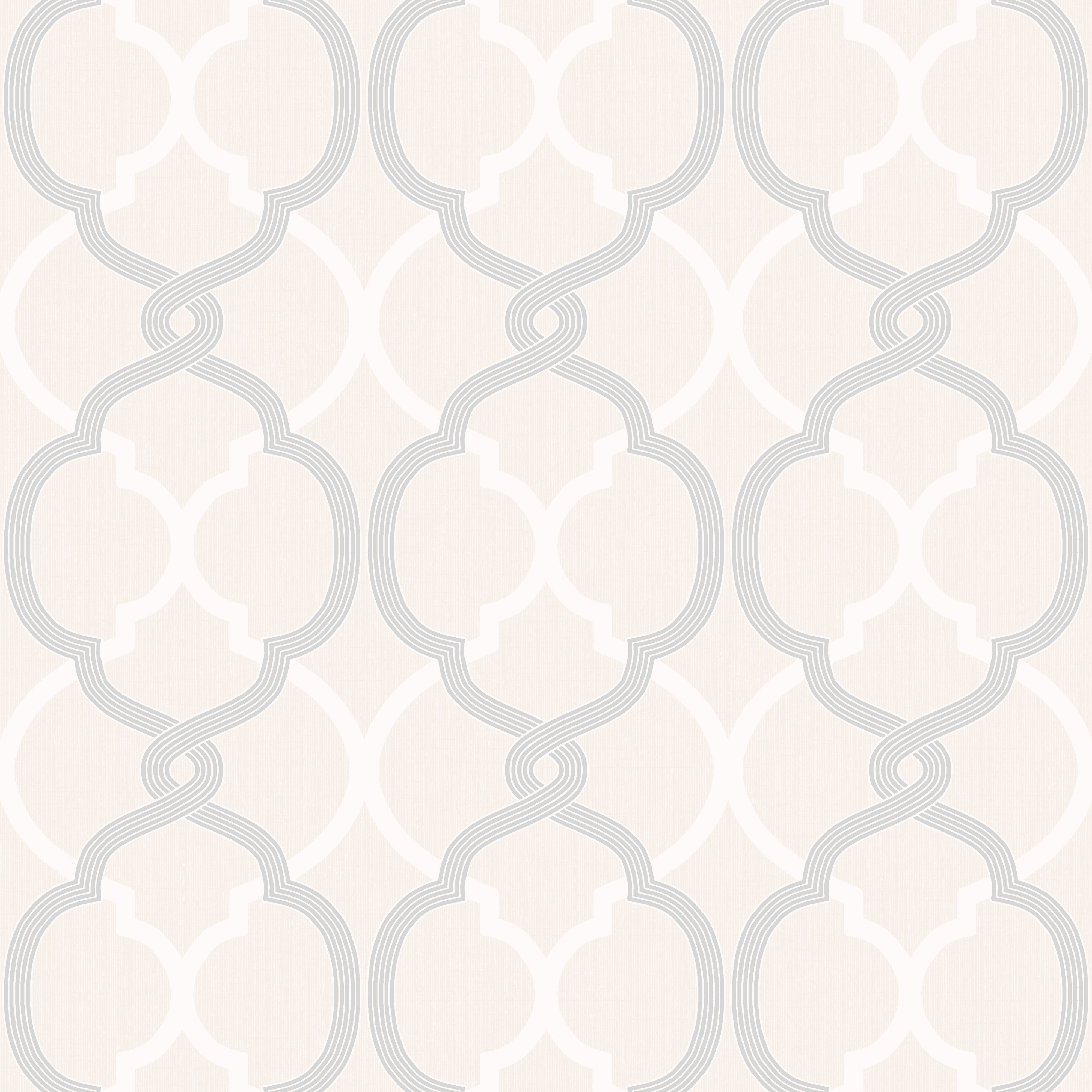 Colours Logan Cream Geometric Wallpaper | Departments | DIY at B&Q