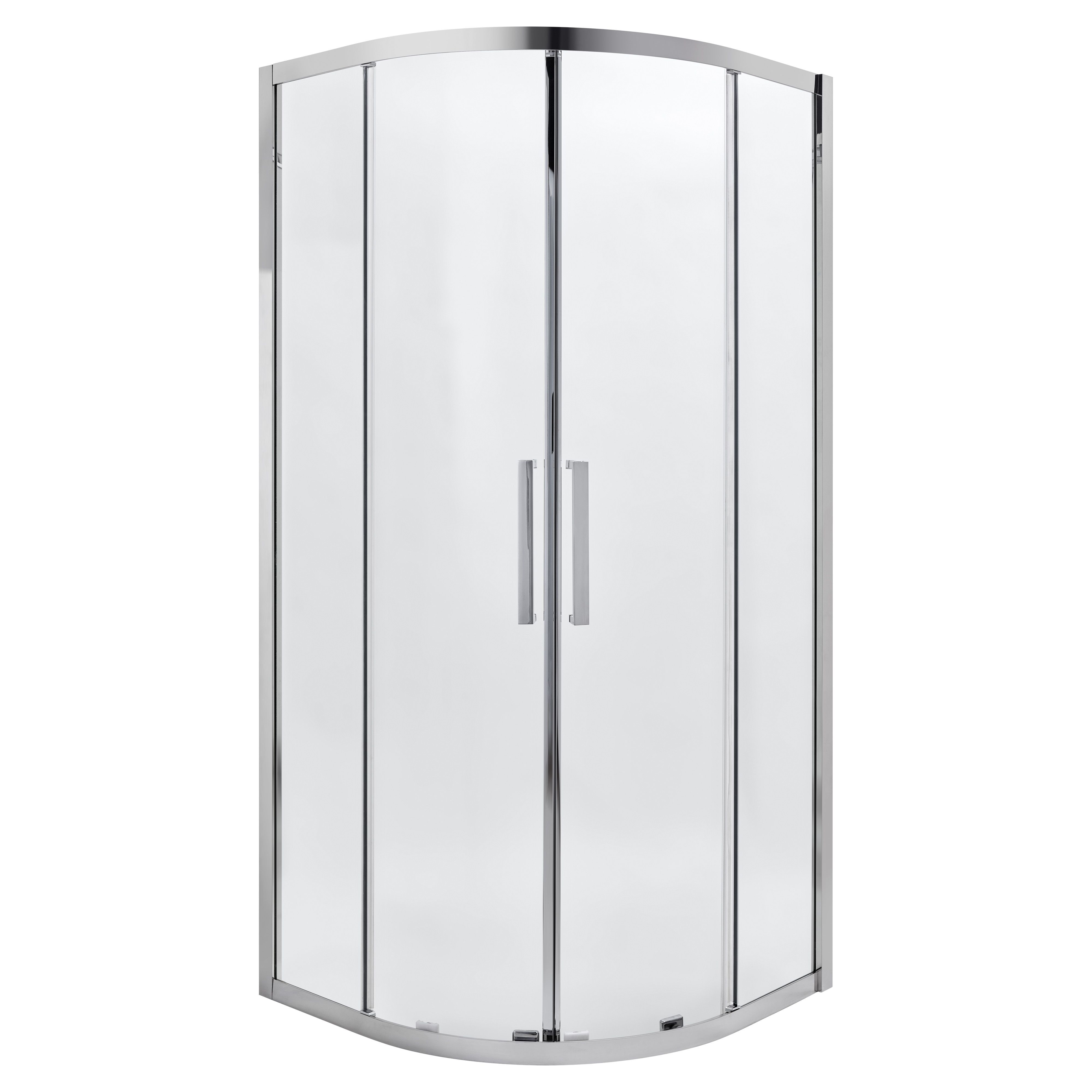 Cooke & Lewis Zilia Quadrant Clear Shower Enclosure with Corner entry