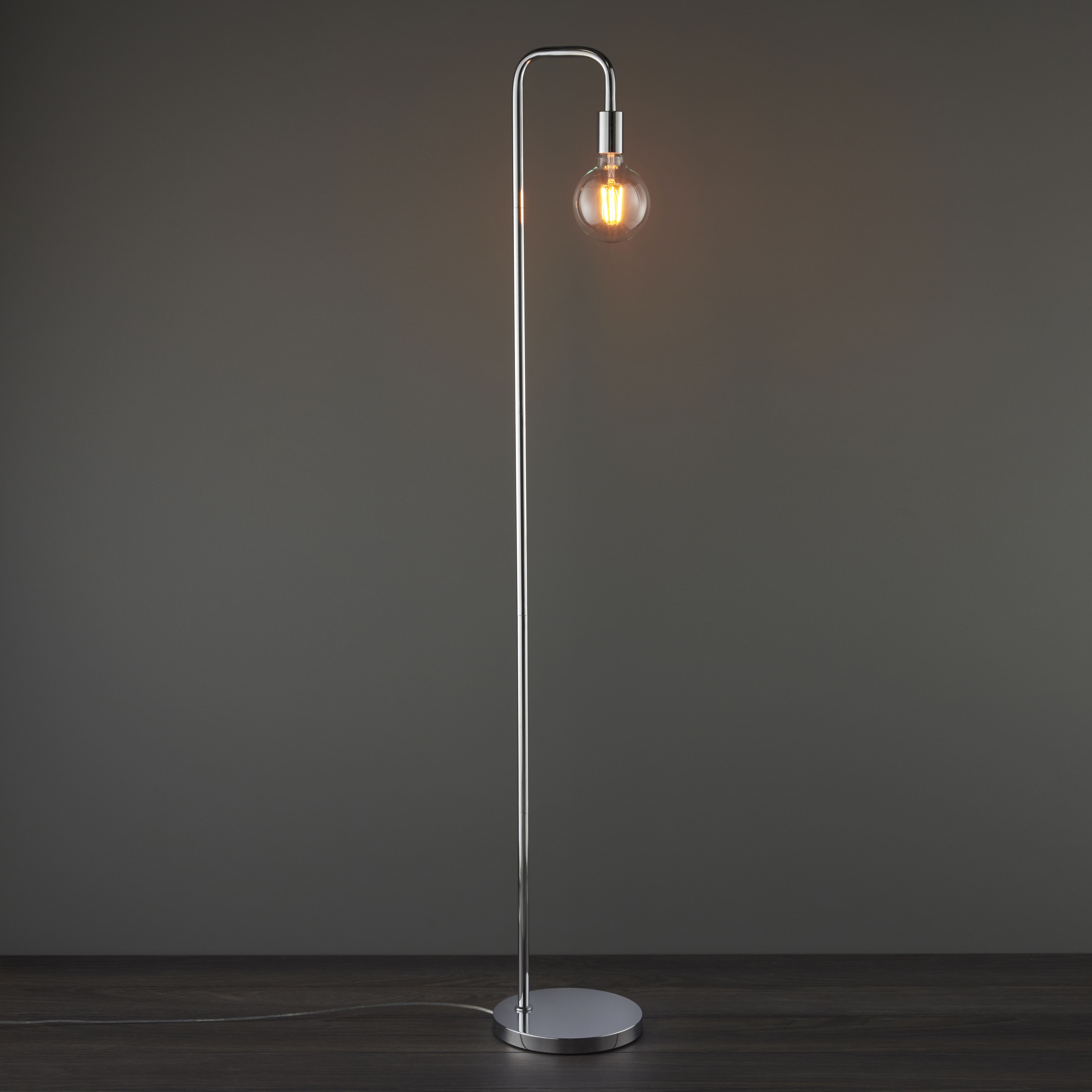 feather floor lamp b&q
