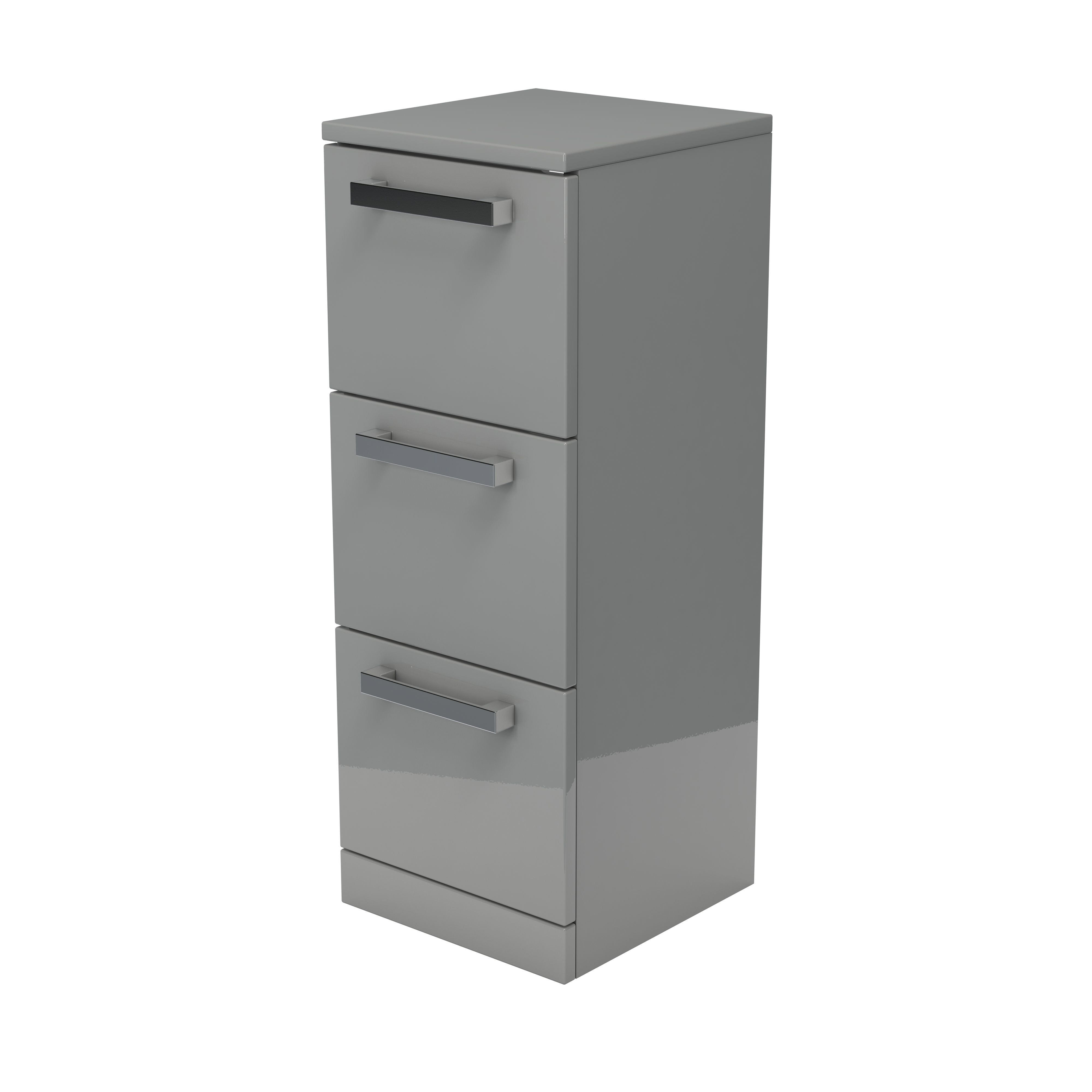 Ardenno Gloss Grey Non-Mirrored Cabinet (W)302mm