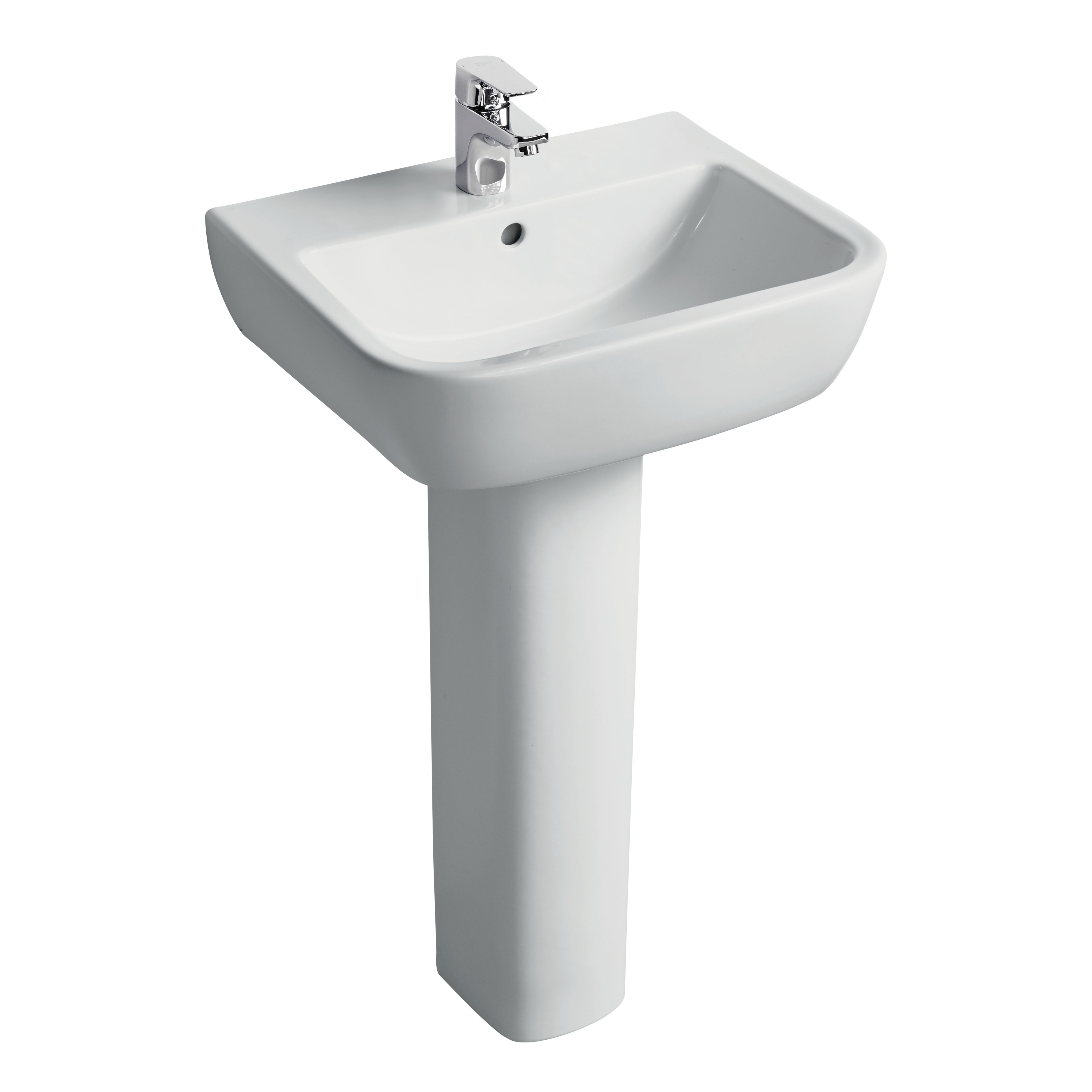 Ideal Standard Tempo Full pedestal Basin Departments DIY at B&Q