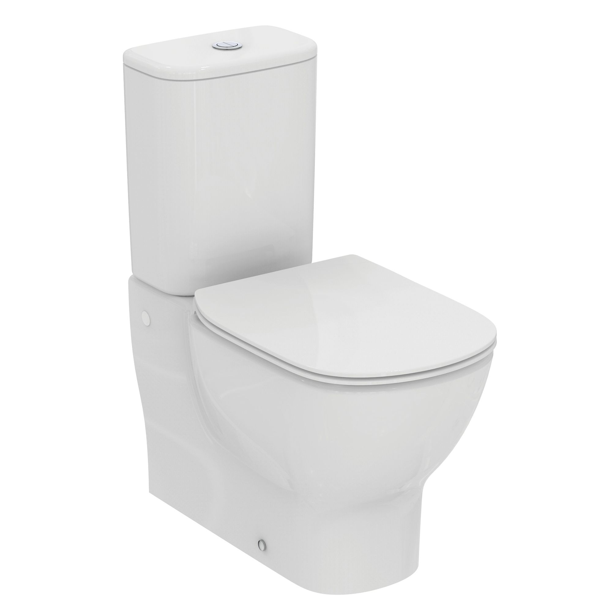 Ideal Standard Tesi Contemporary Back to wall closecoupled Rimless Toilet set with Soft close