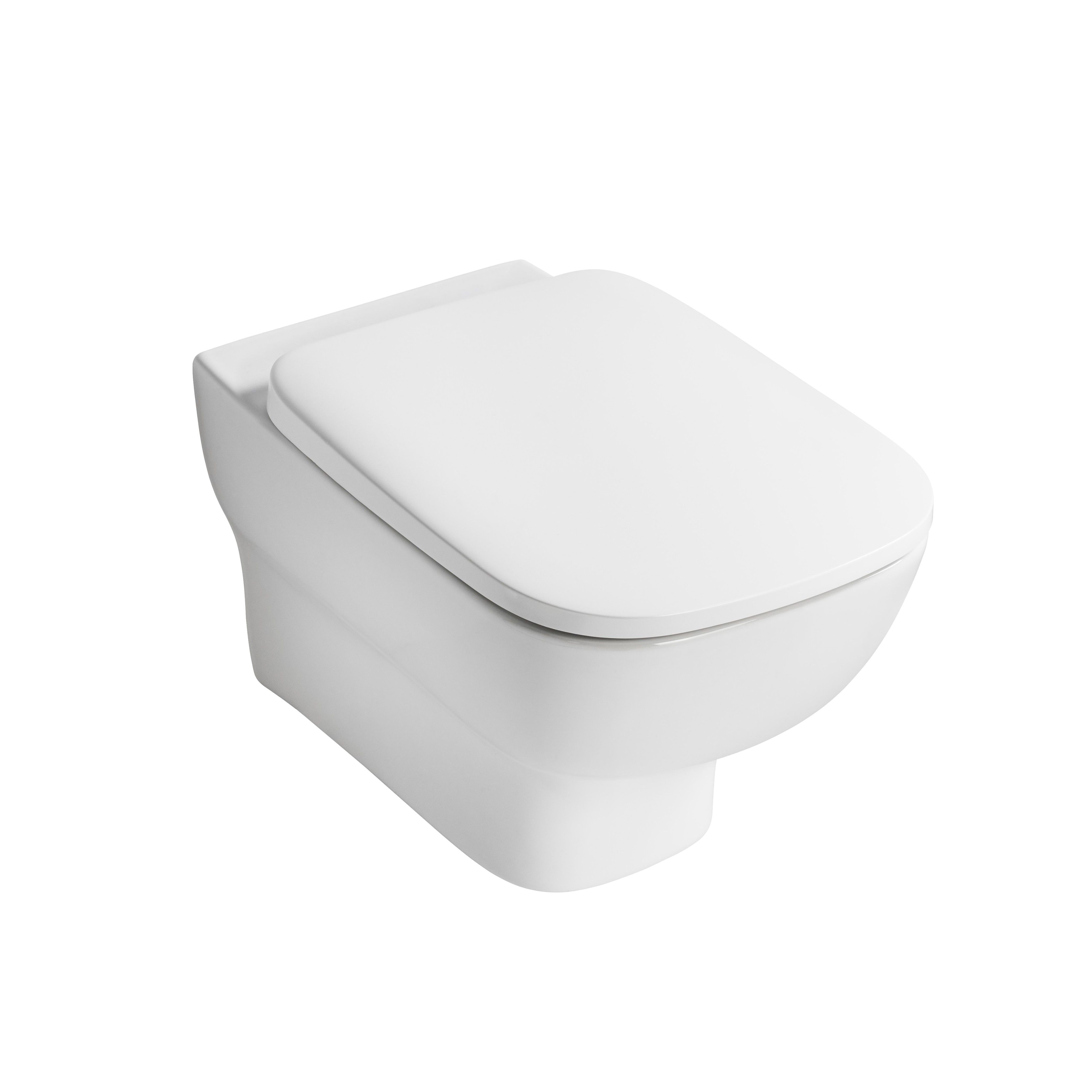 Ideal Standard Studio Echo White Wall Hung Toilet & Cistern With Soft Close Seat