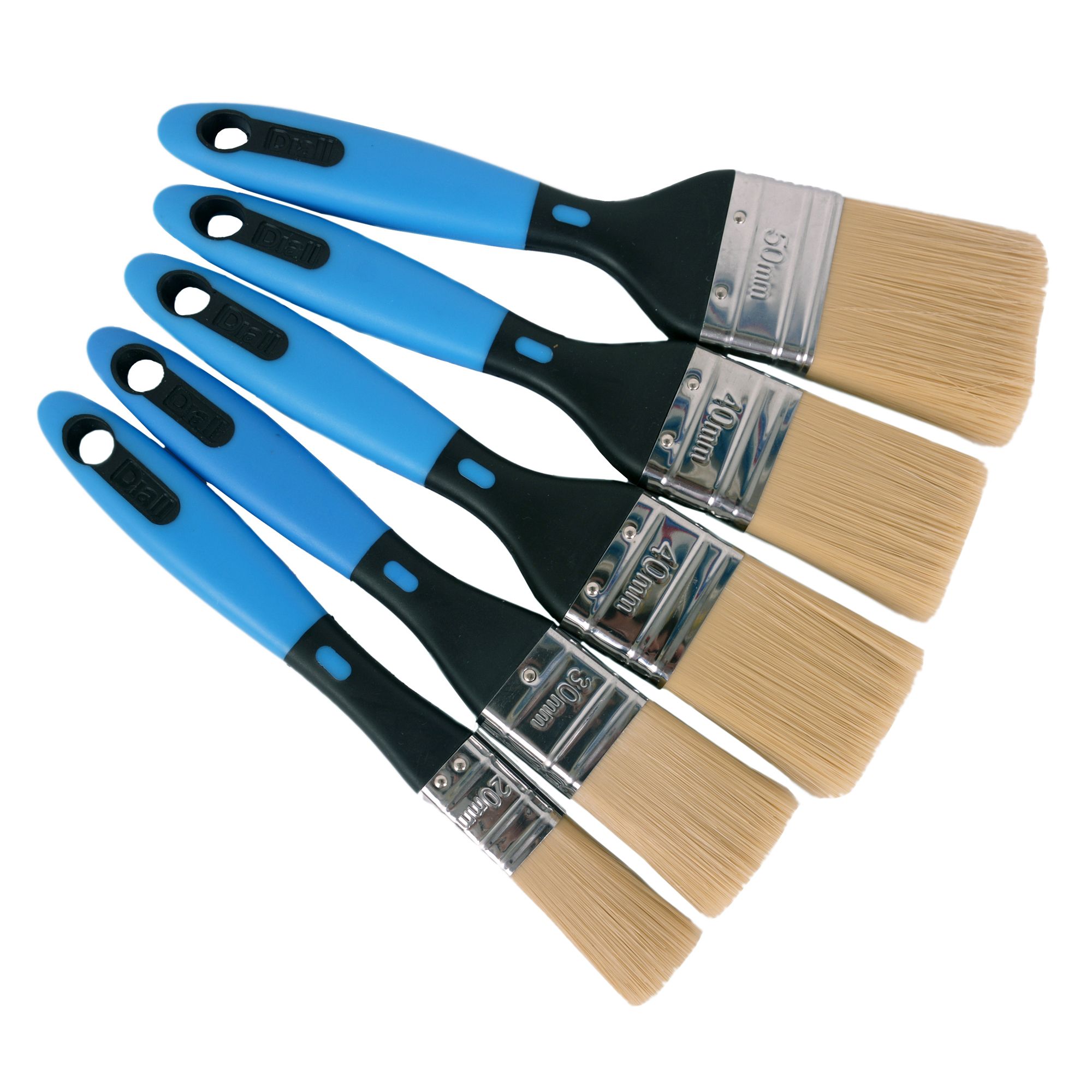 Diall Soft Tipped Paint Brush, Pack Of 5 | Departments | DIY At B&Q