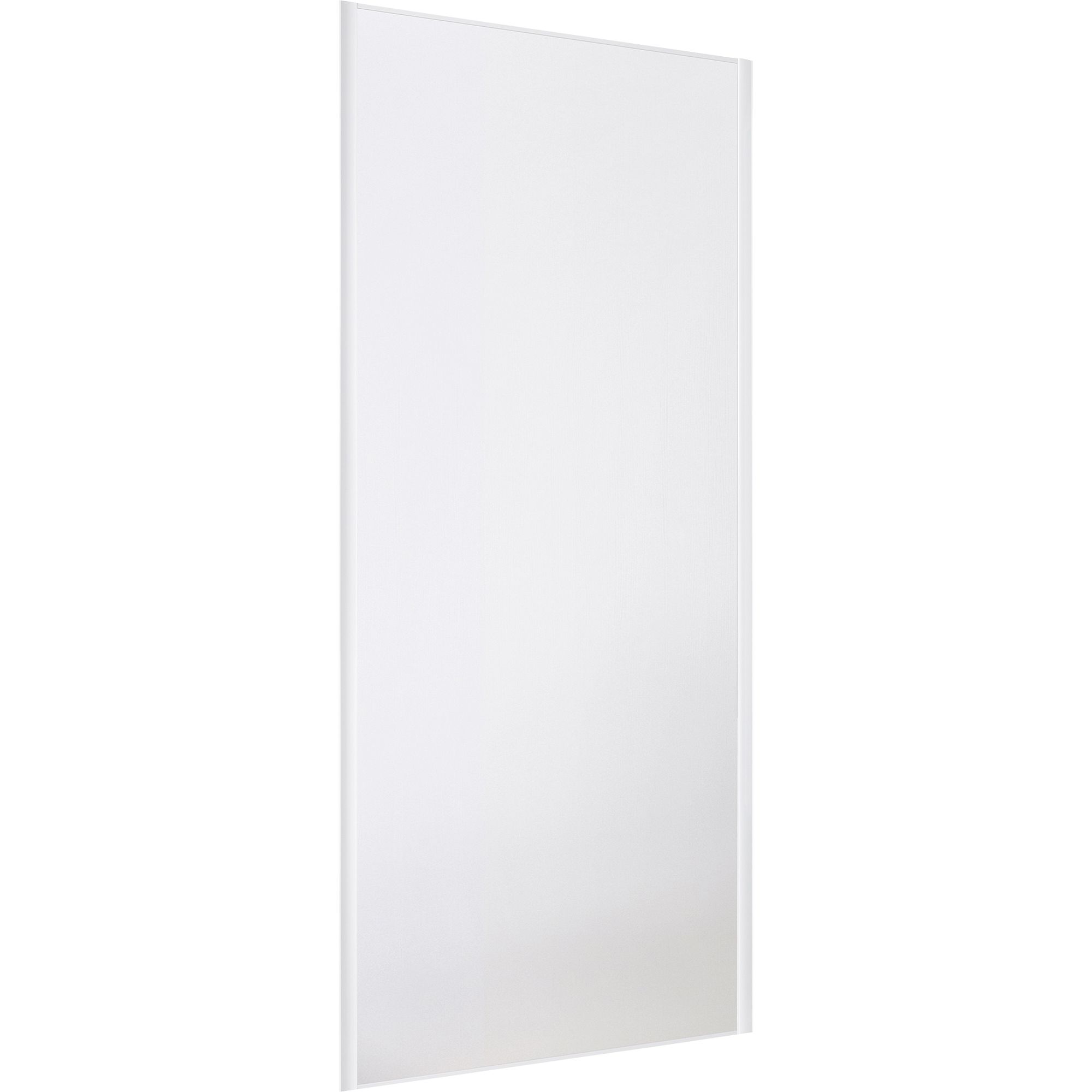 Valla White Sliding wardrobe door (H)2500 mm (W)922mm Departments DIY at B&Q