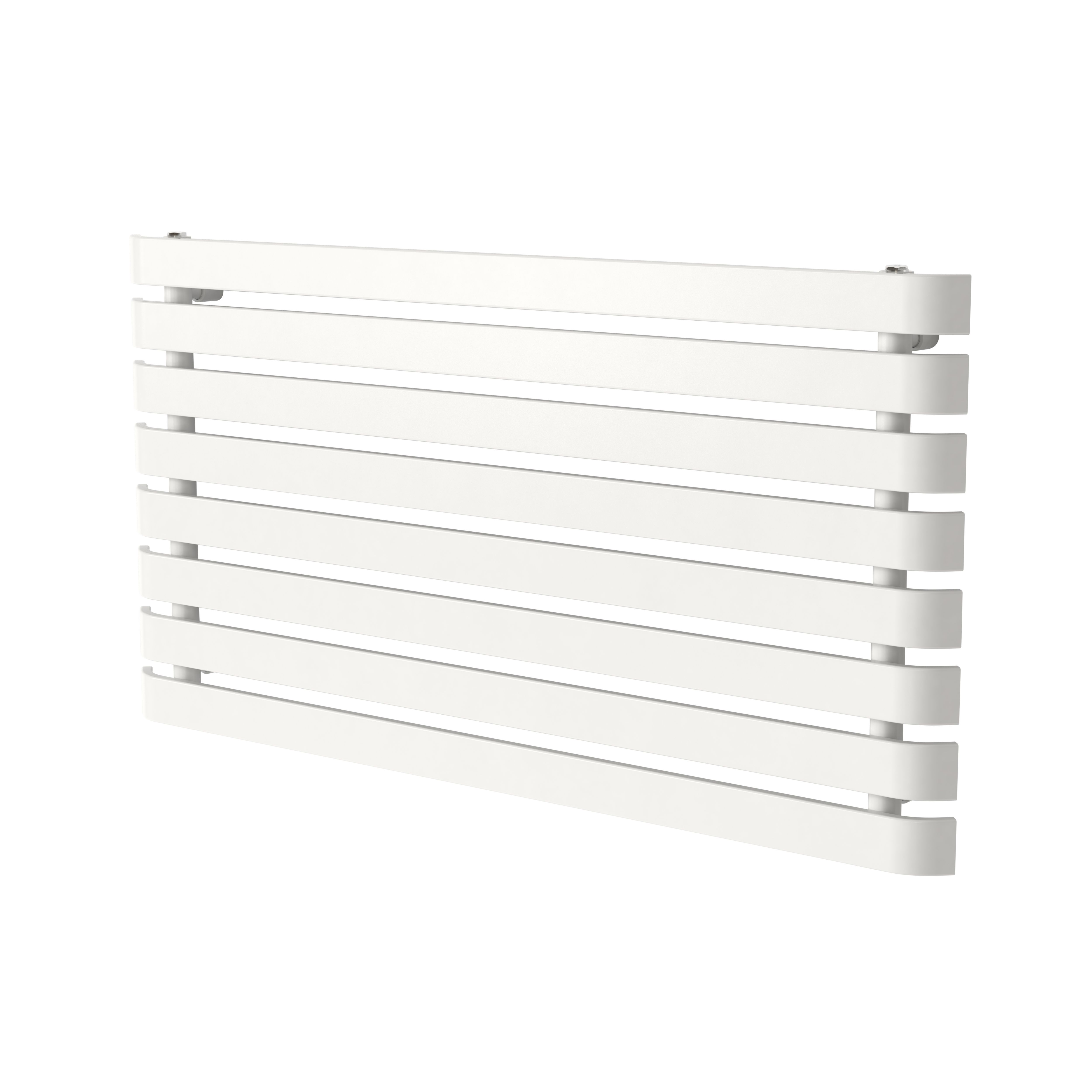GoodHome Wilsona Horizontal Hot water radiator White Painted (H)620 mm (W)1200 mm Departments