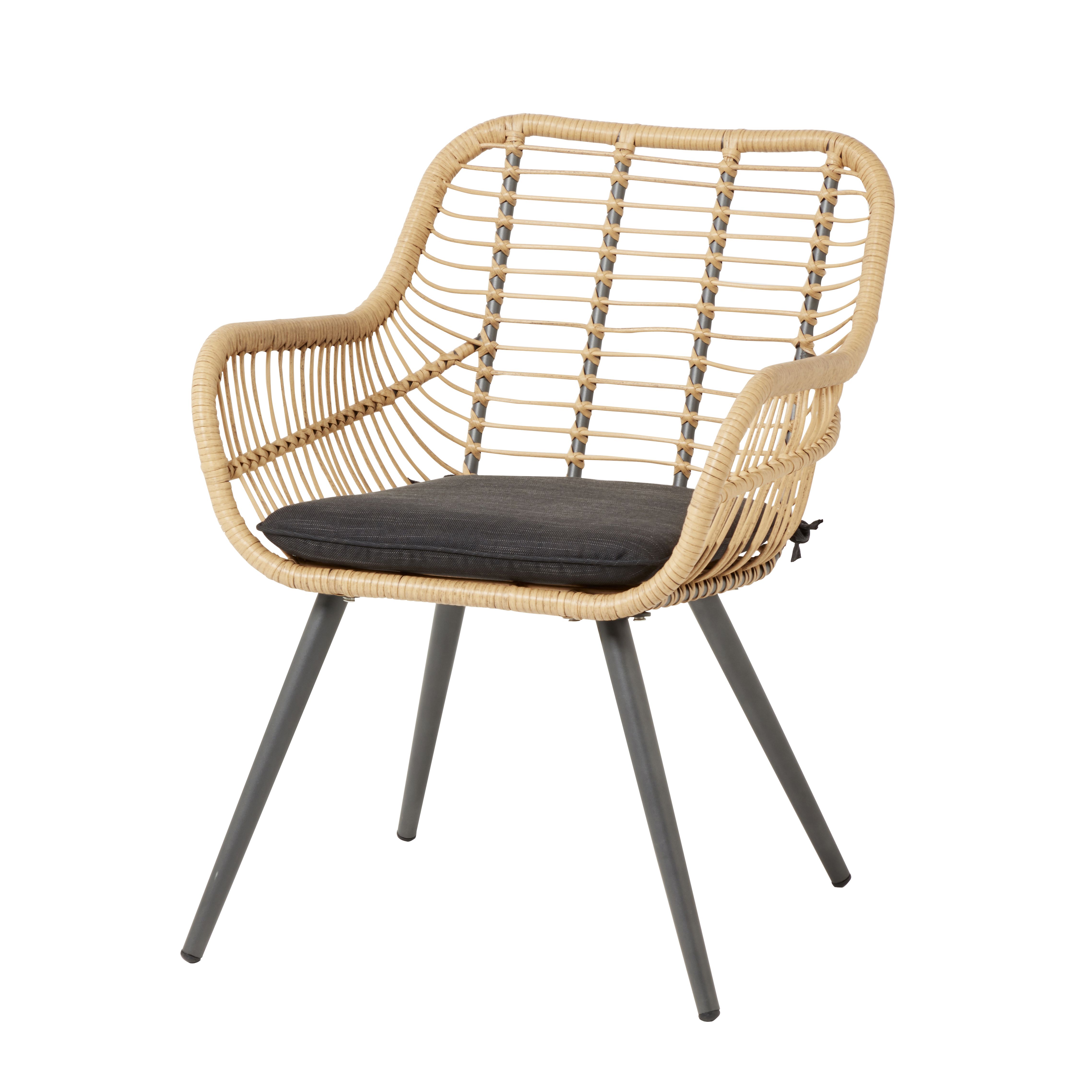 Apolima Rattan effect Armchair | Departments | DIY at B&Q