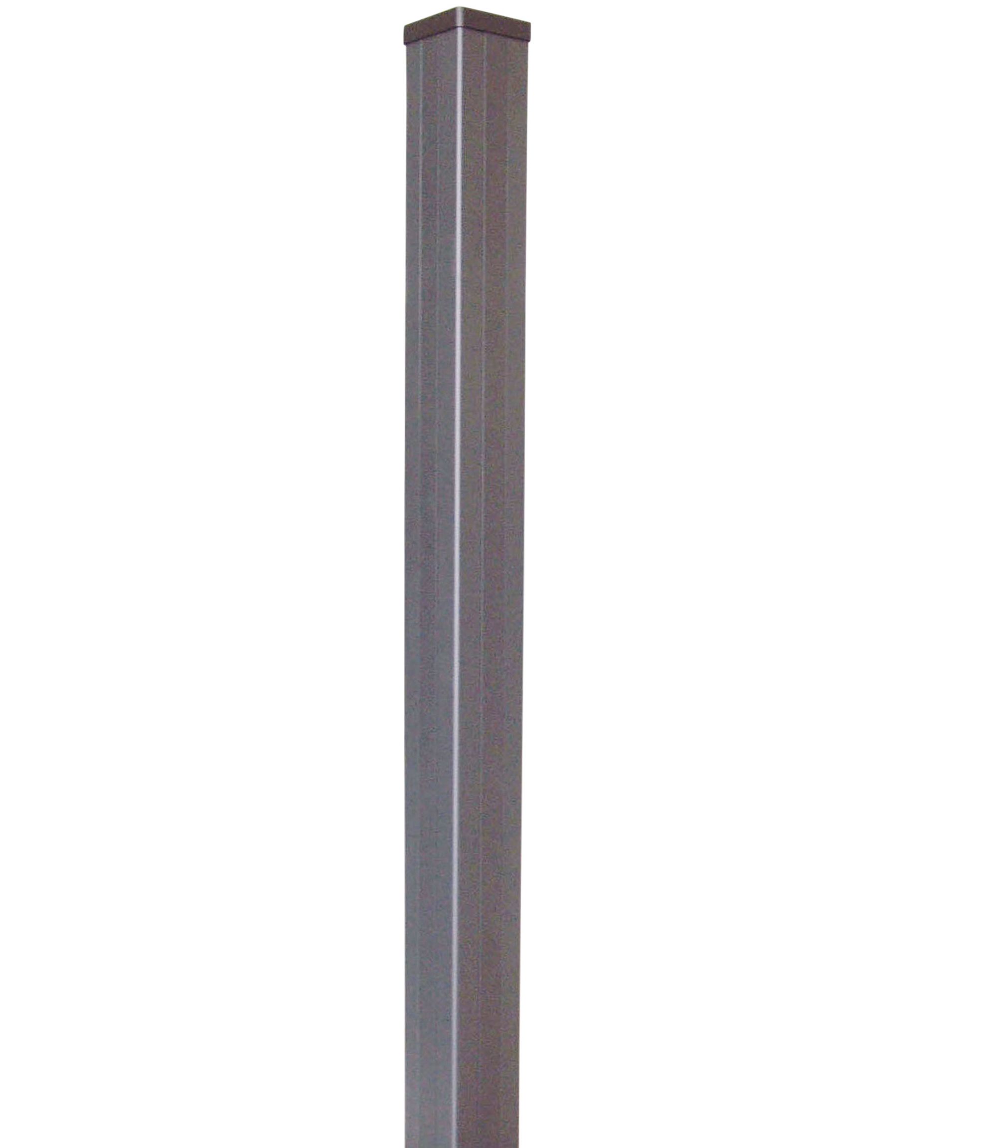 GoodHome Neva Aluminium Square Fence post (H)0.95m (W)70mm Departments DIY at B&Q