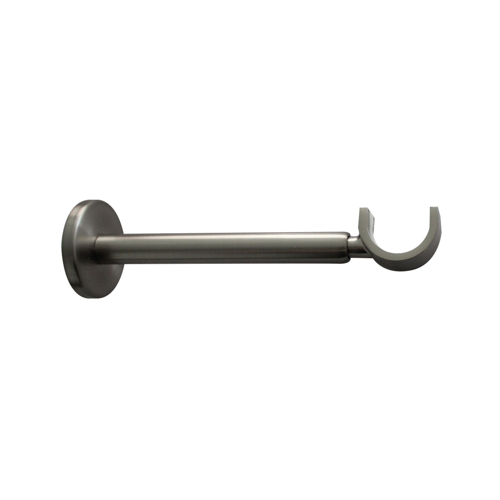 Goodhome Athens Brushed Nickel Effect Metal Long Extendable