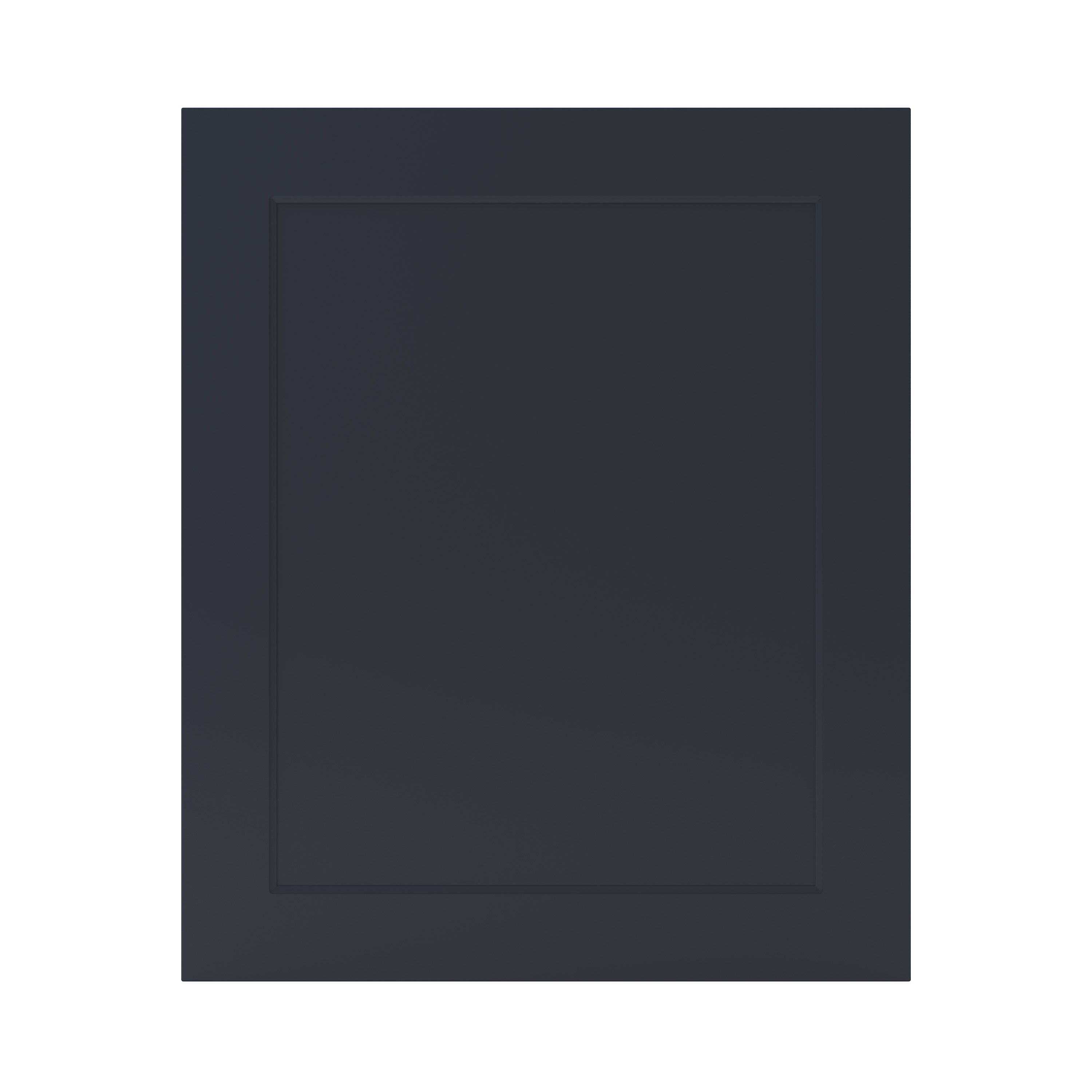 GoodHome Artemisia Matt midnight blue Classic shaker Highline Cabinet door (W)600mm (H)715mm (T)18mm