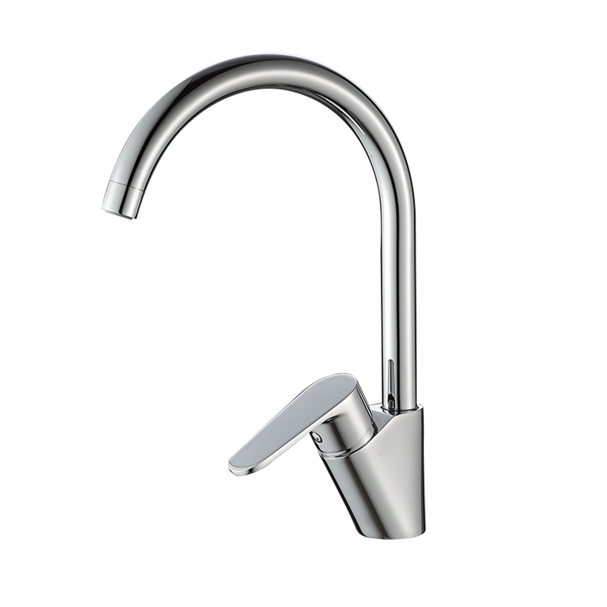 Cooke & Lewis Aruvi Chrome effect Kitchen Top lever Mixer tap