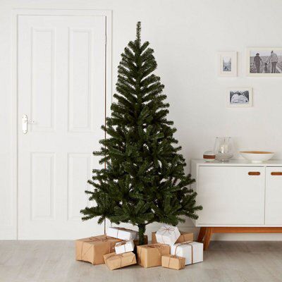 6ft Woodland Pine Artificial Christmas Tree Departments Diy At B Q