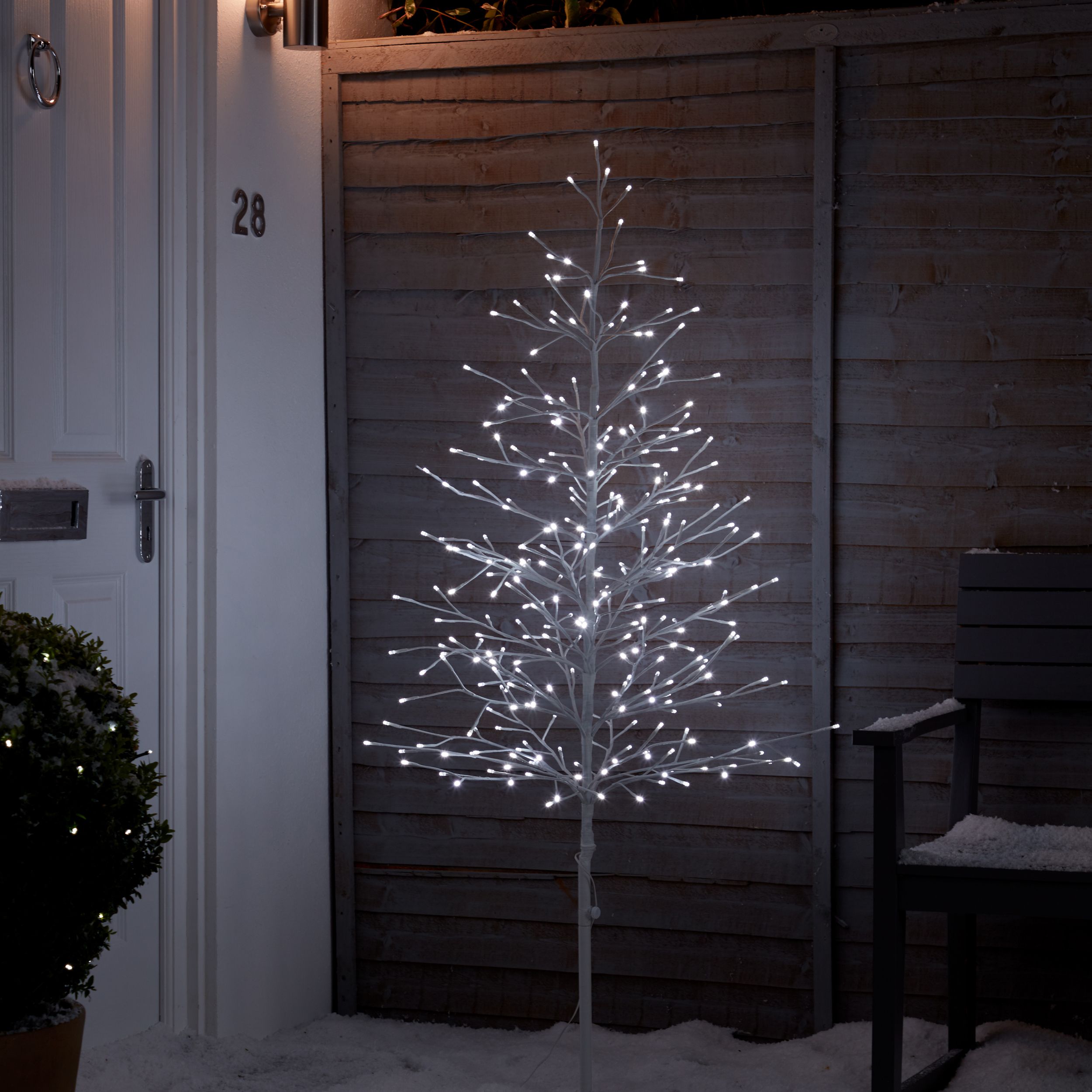 5ft Twig Prelit artificial Christmas tree Departments DIY at B&Q