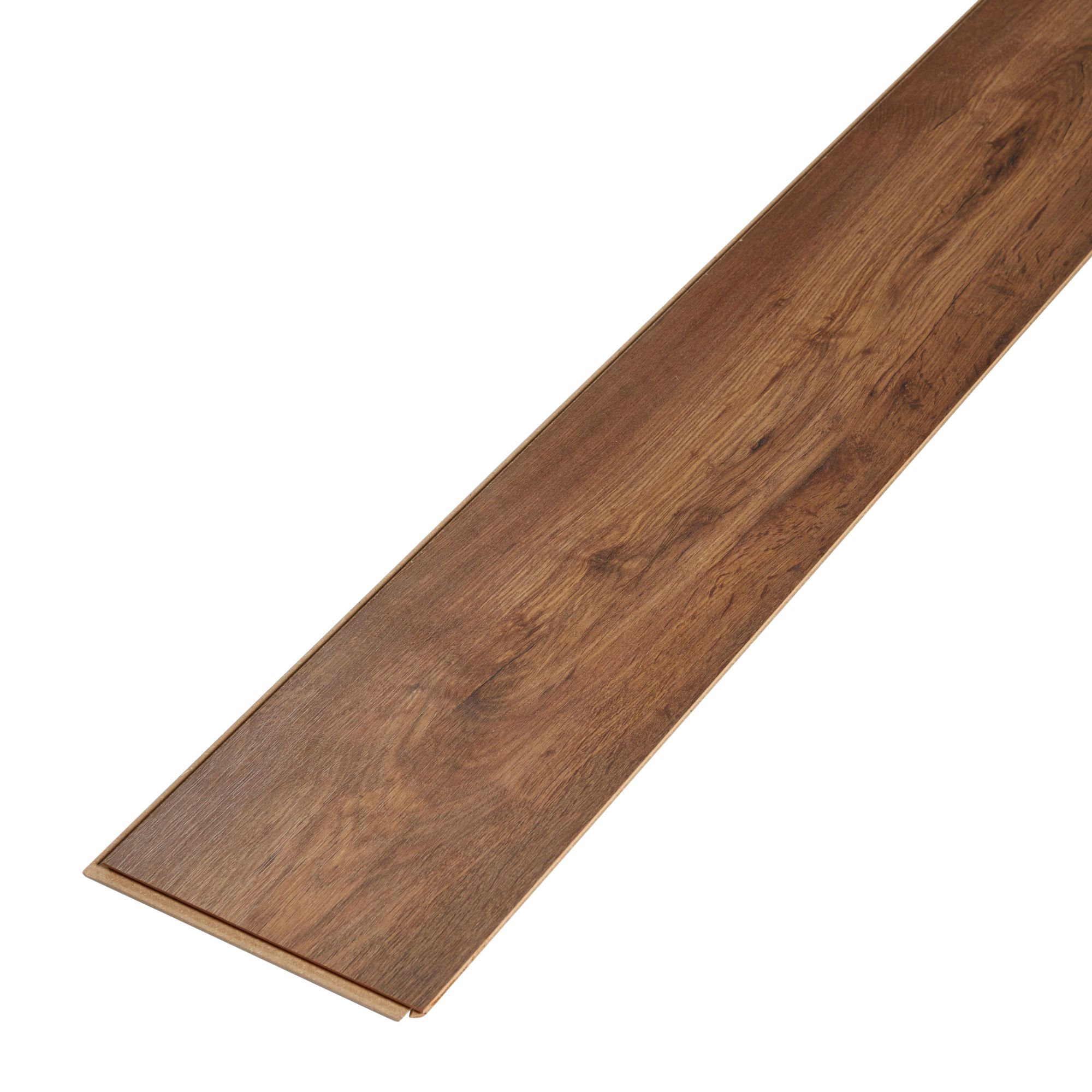 GoodHome Tamworth Natural Oak effect Laminate flooring, Sample