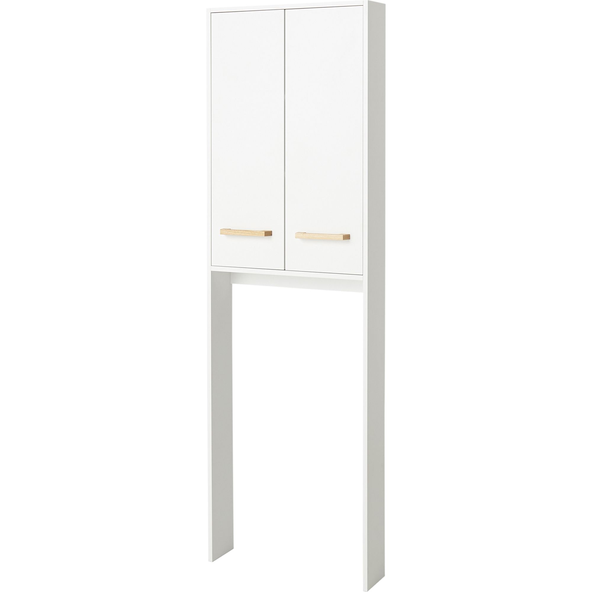 Goodhome Ladoga White Over Toilet Cabinet W 600mm Departments